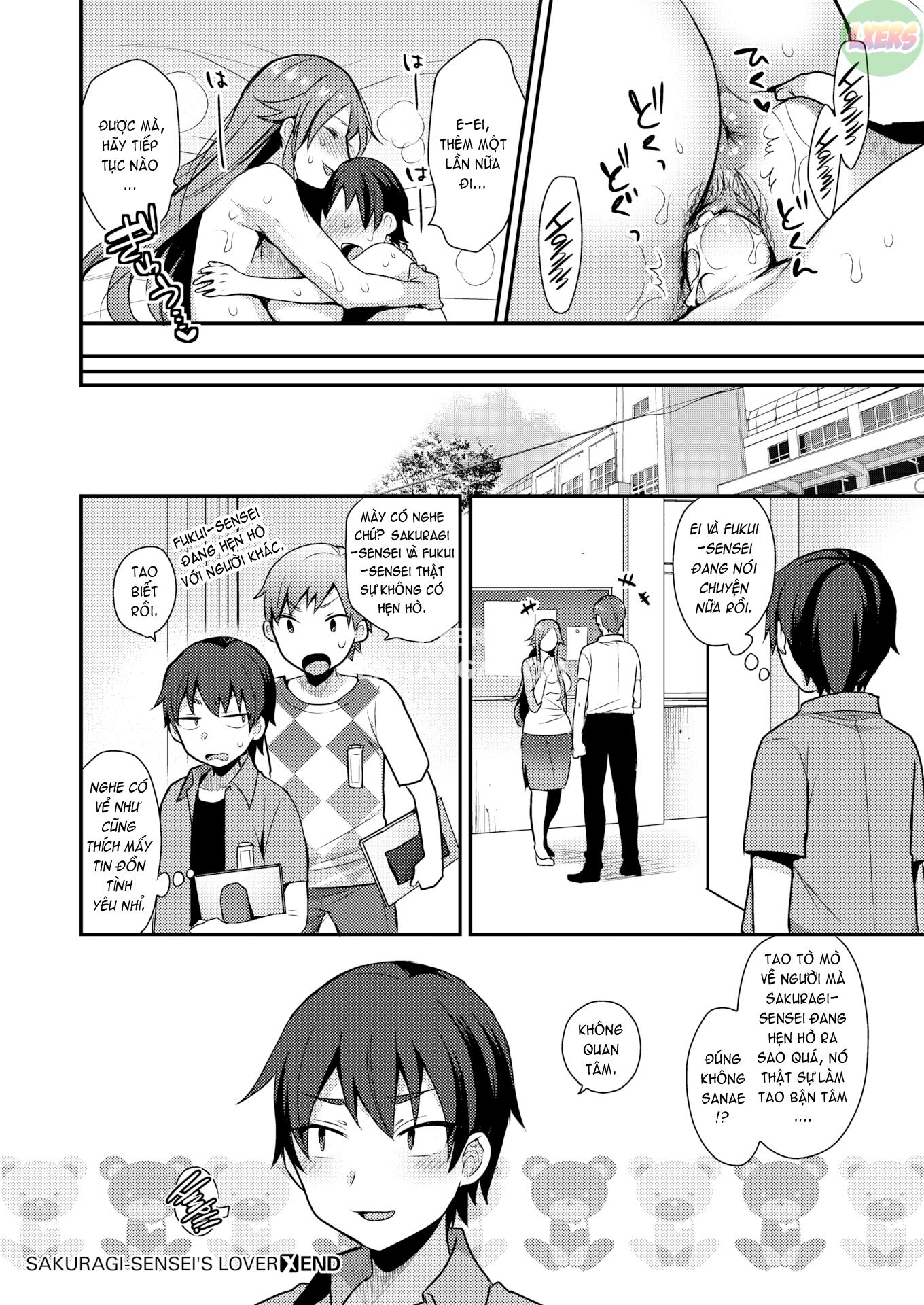 Đọc truyện hentai Người yêu của cô giáo Sakuragi - Oneshot