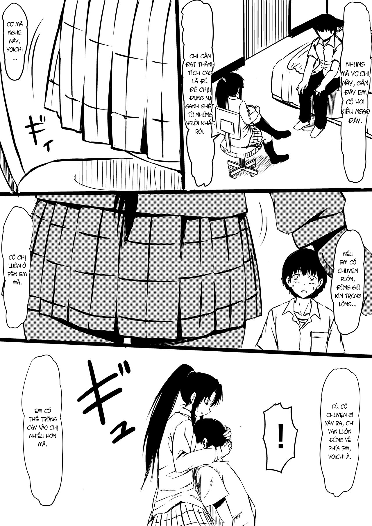 Đọc truyện hentai Thiếu niên và con cặc thần thánh mê hoặc chị em - Chap 1