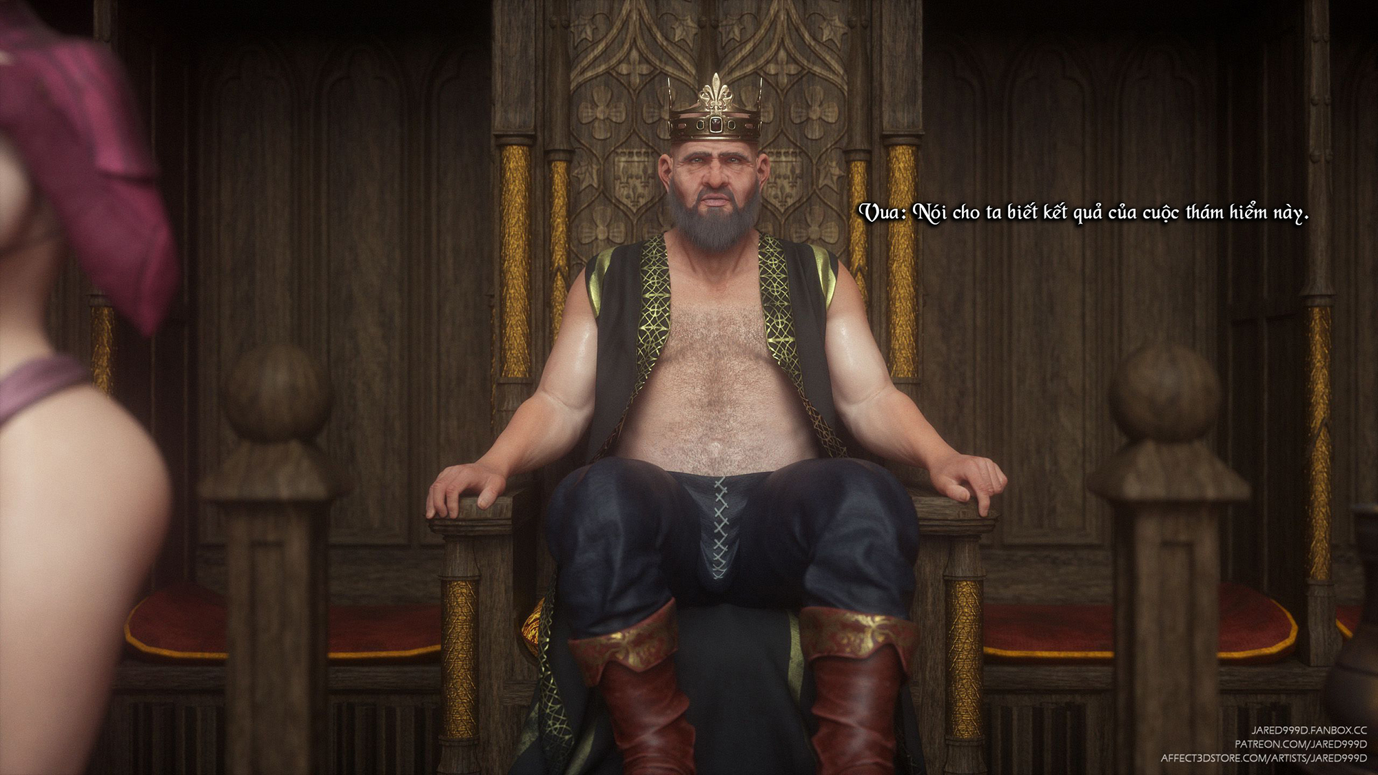 Đọc truyện hentai Fallen Lady - Vol 2 - Chap 5: Buổi thiết triều cực khoái