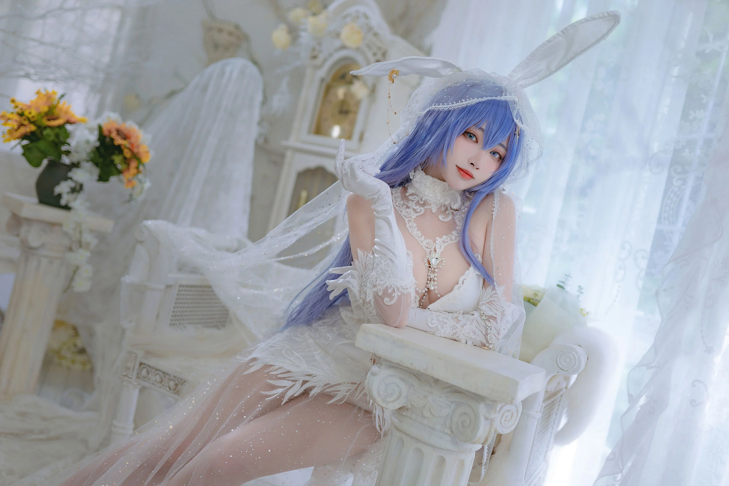 Đọc truyện hentai Tuyển tập Albums siêu phẩm Cosplay - Chap 515 - Sakura Miyamoto Flower Garden Bride