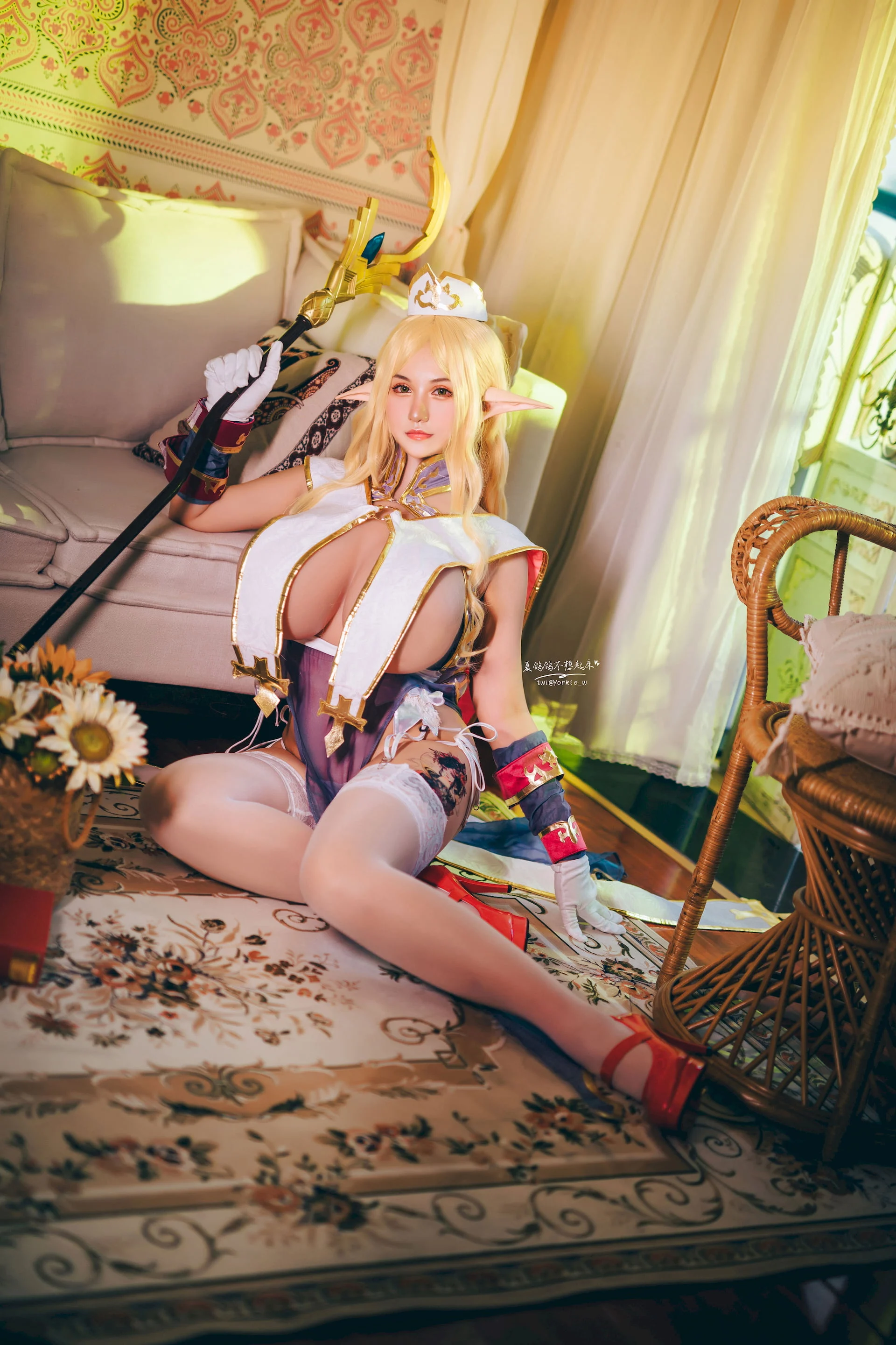 Đọc truyện hentai Tuyển tập Albums siêu phẩm Cosplay - Chap 713 - Summer Pigeon - Priscilla in Elf Village