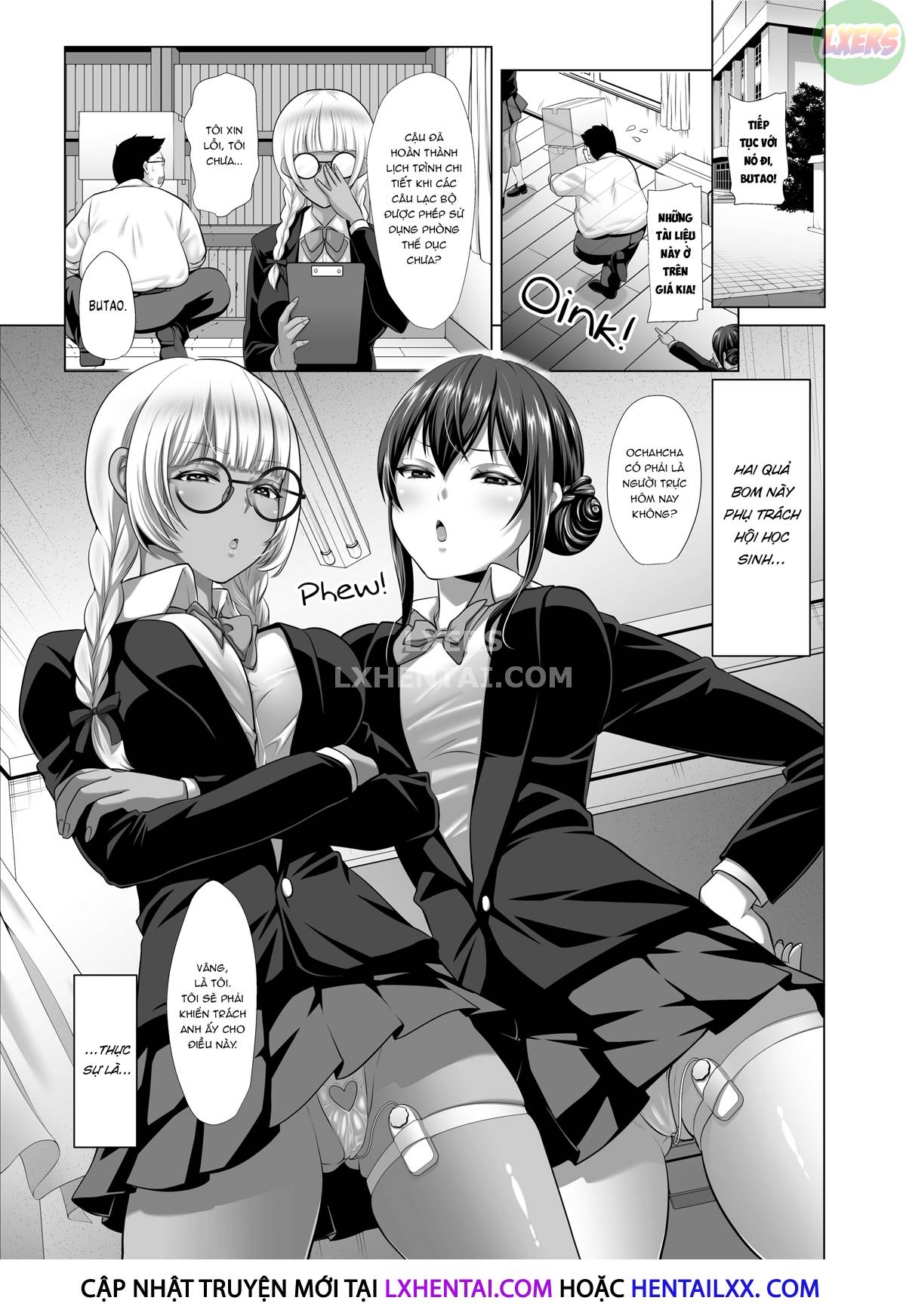 Đọc truyện hentai Chúng em có thể phục vụ anh không, chủ nhân? - Chap 2