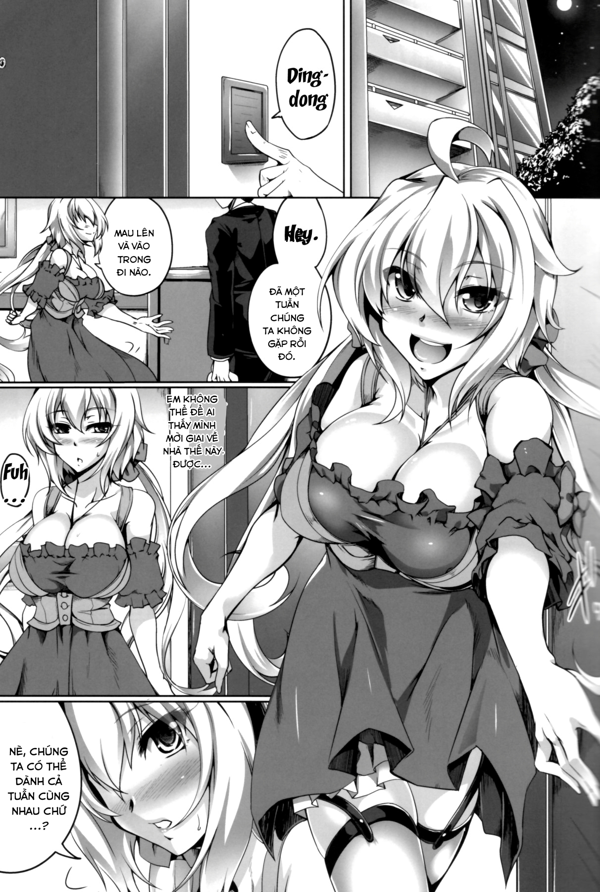 Đọc truyện hentai Bunny na Chris-chan no Bukkake Milk Party (Senki Zesshou Symphogear) - Oneshot