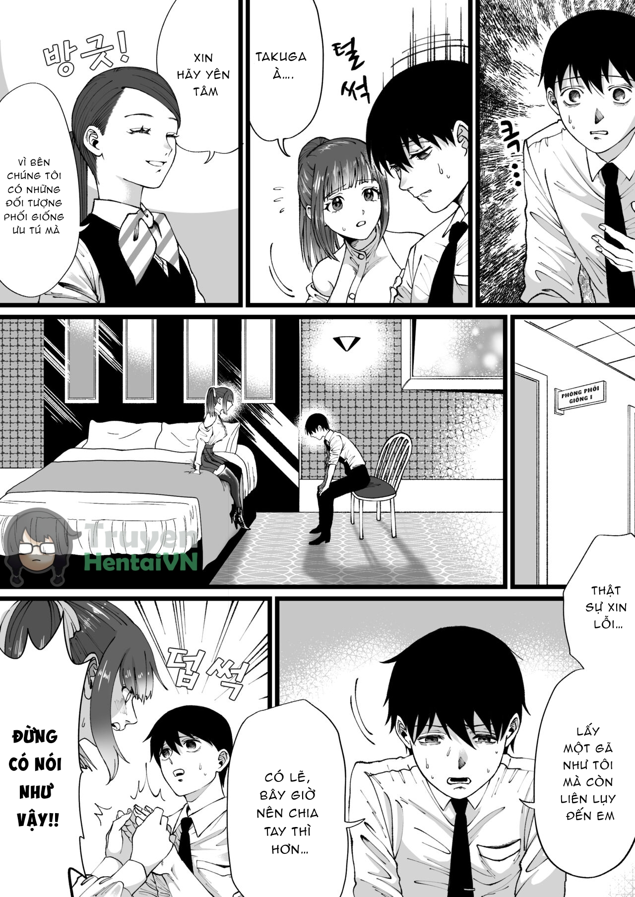 Đọc truyện hentai Boy tóc vàng cùng nữ sinh Hàn quốc - Oneshot