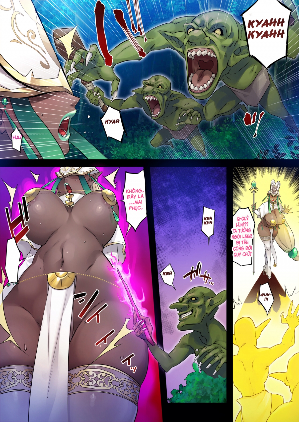 Đọc truyện hentai Sự Thất Bại Và Thụ Tinh Dành Cho Phù Thủy Rozalia - Chap 1!