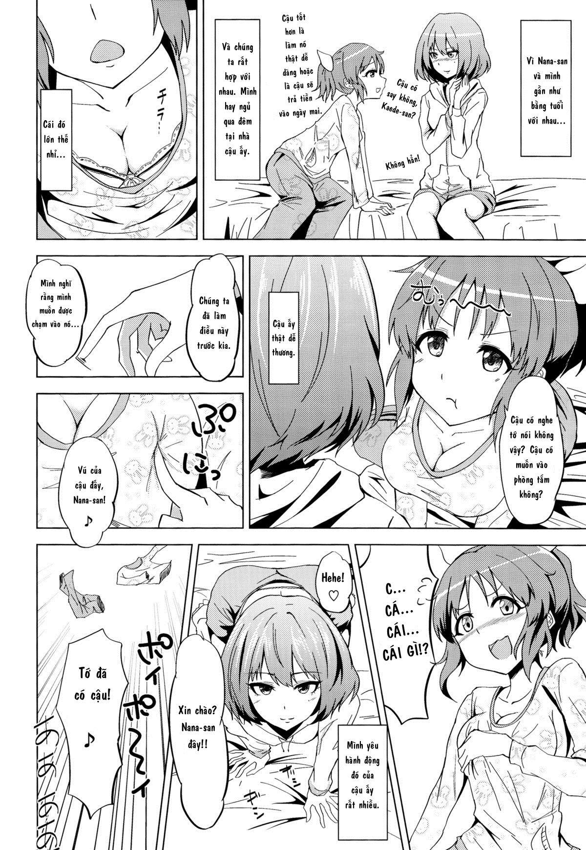 Đọc truyện hentai Kaede-san's Teasing of Nana (The Idolmaster) - Oneshot