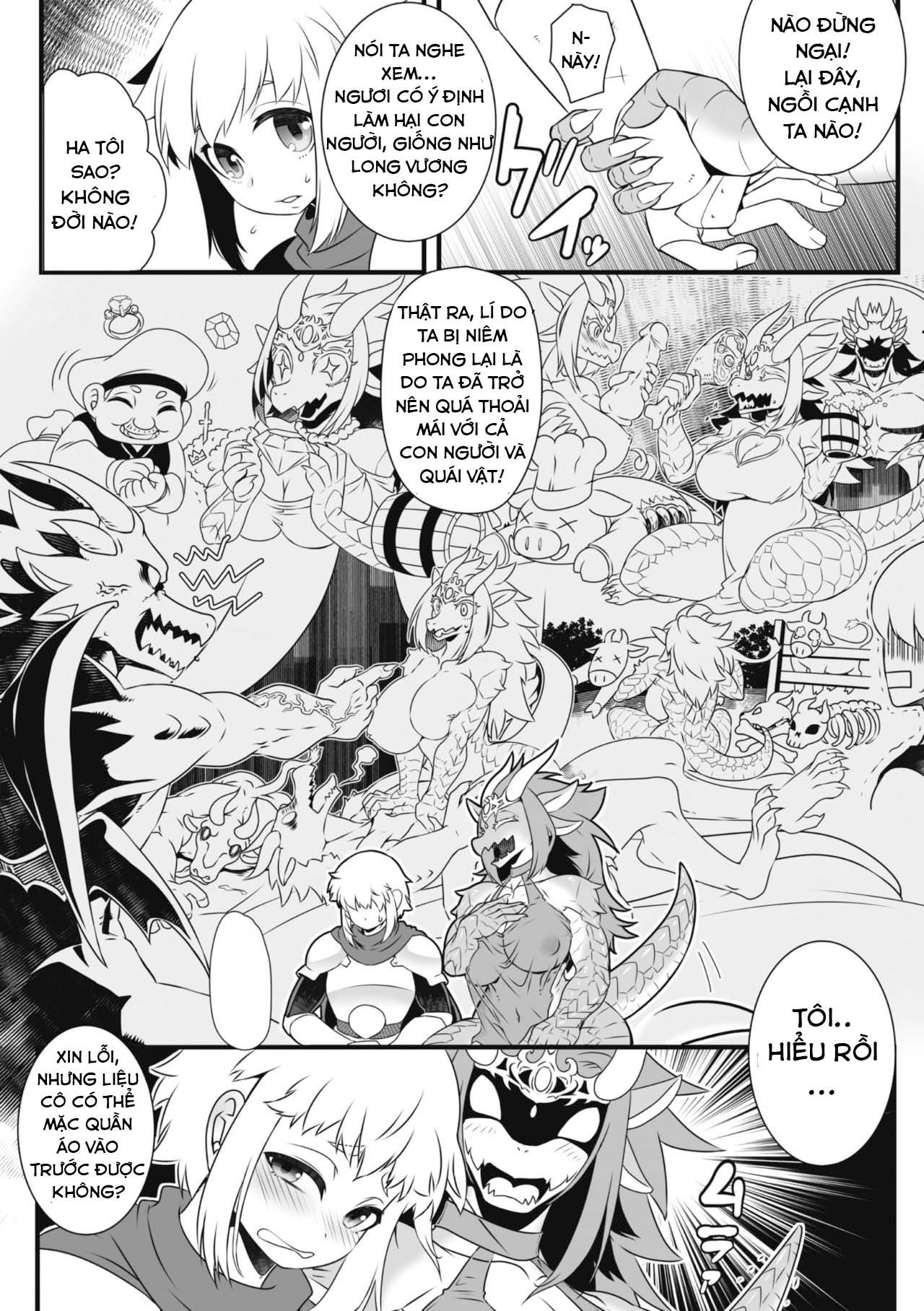 Đọc truyện hentai Giết rồng để cưới rồng - Oneshot