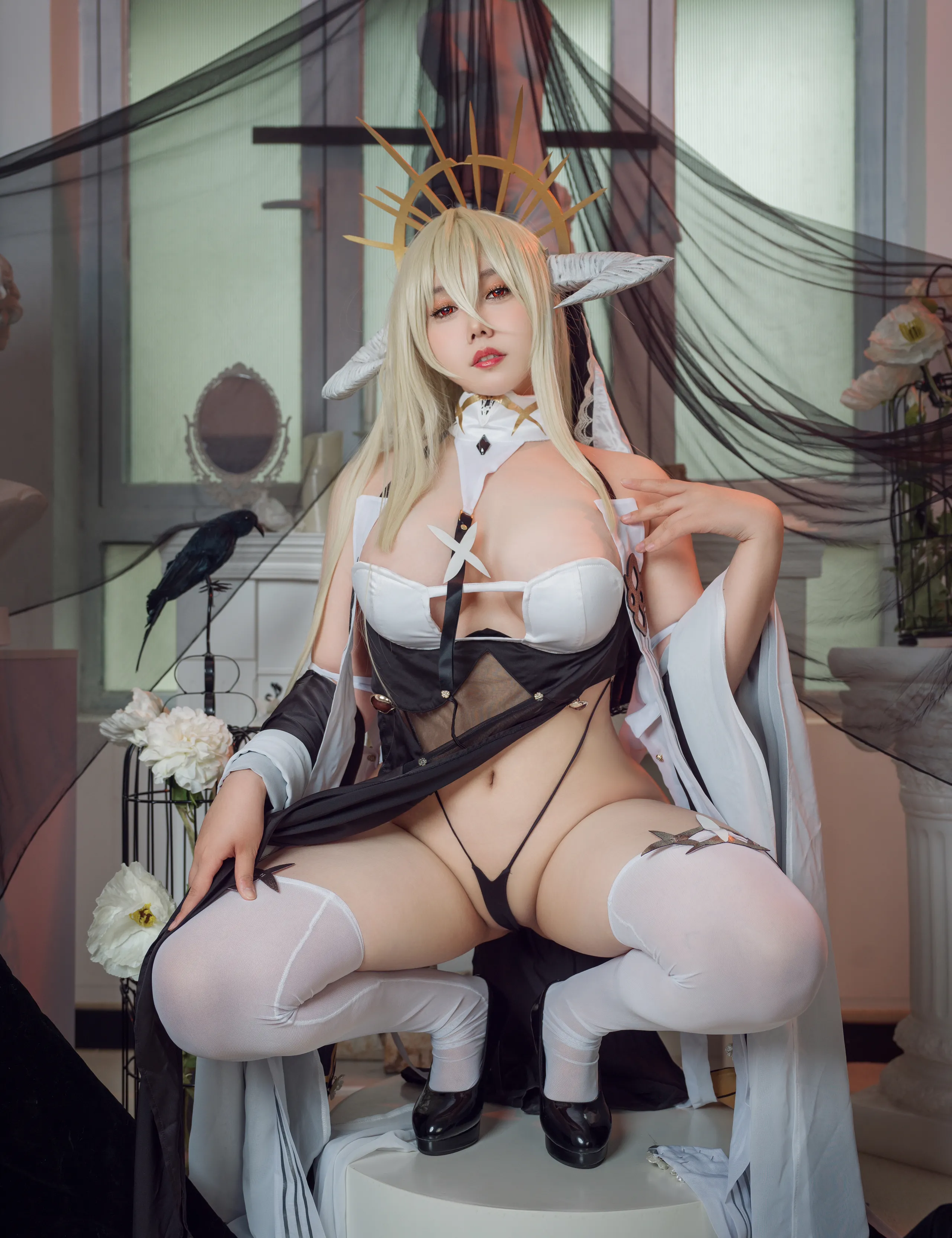 Đọc truyện hentai Tuyển tập Albums siêu phẩm Cosplay - Chap 1116 - Mahuajiang - Azur Lane: Vengeance