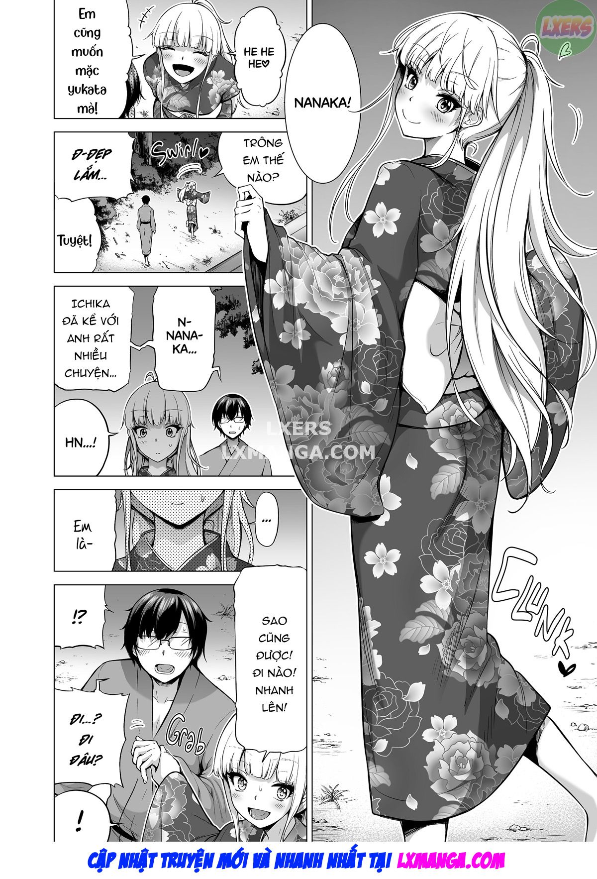 Đọc truyện hentai Nanaka no Rakuen ~Inaka no Gakkou de Bishoujo Harem - Chap 6: The Little Sisters Secret Base