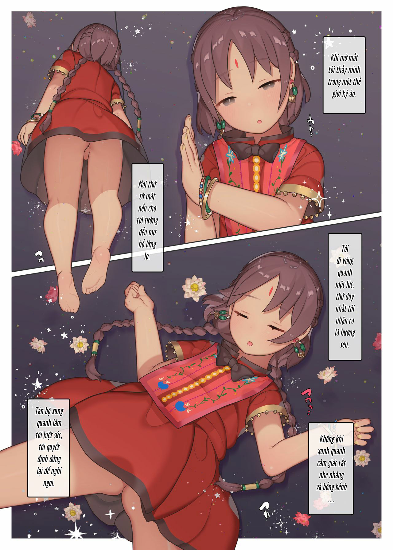 Đọc truyện hentai Ngủ Ngon Nhé Asha - Oneshot full màu