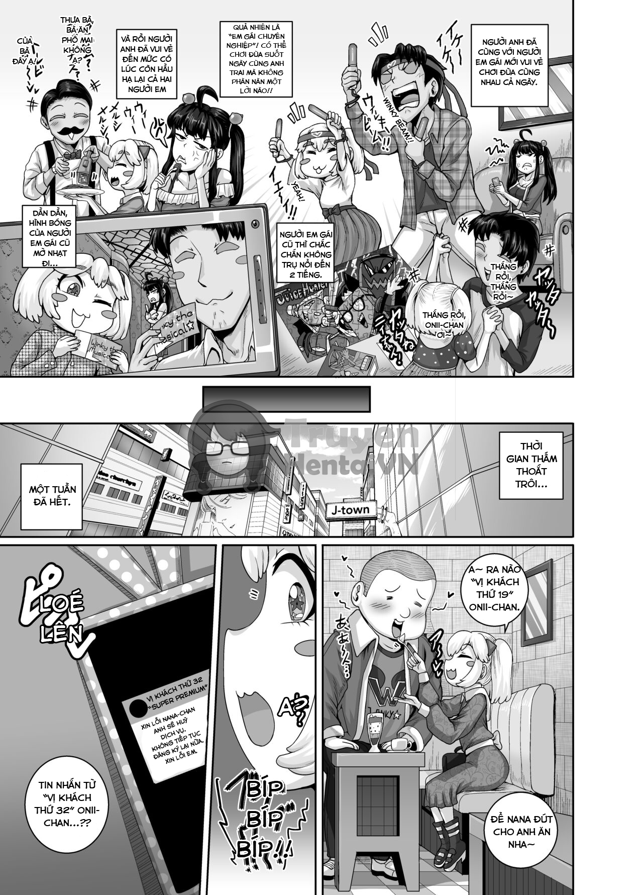 Đọc truyện hentai Dạy dỗ con em gái phiền phức này bằng cá chà bặc - Chap 2