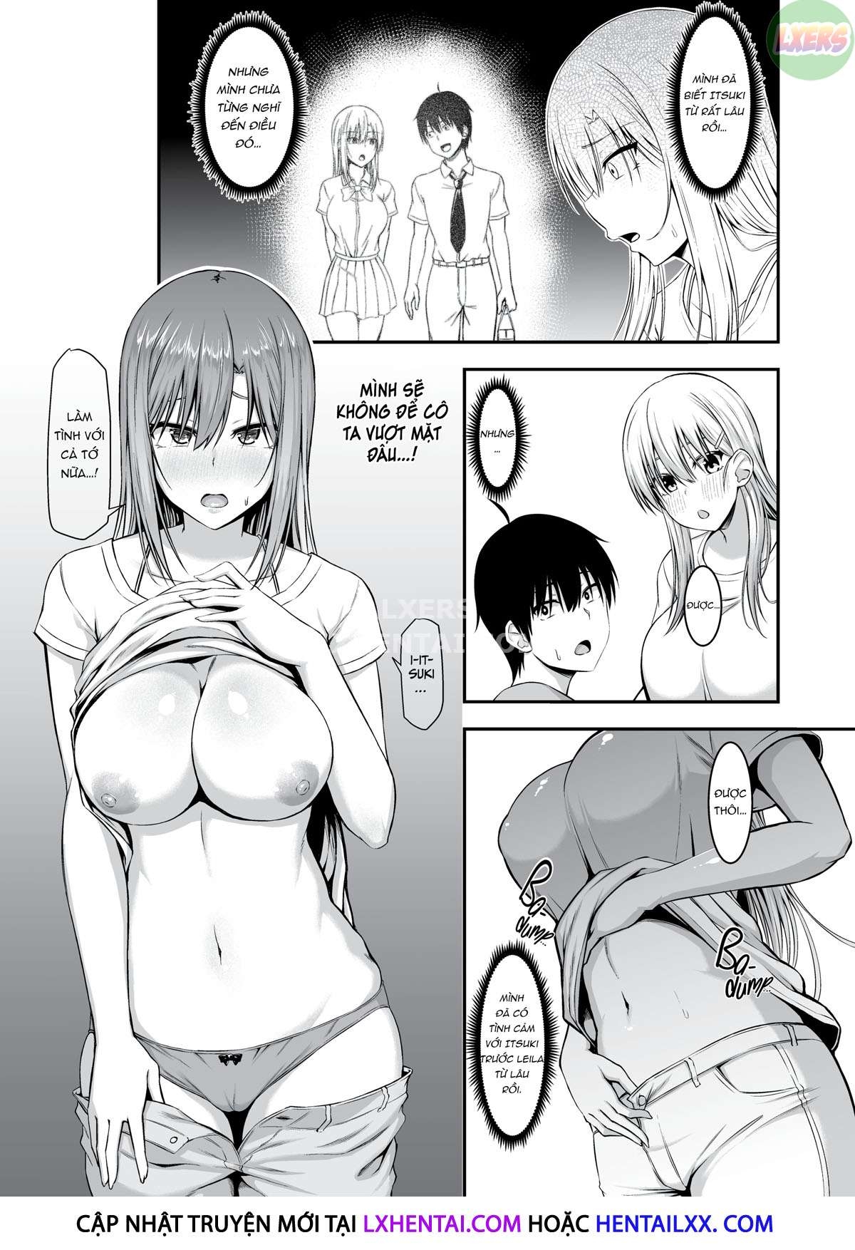 Đọc truyện hentai Homestay Harem: Itsuki's Roomies Are Girls!? - Oneshot