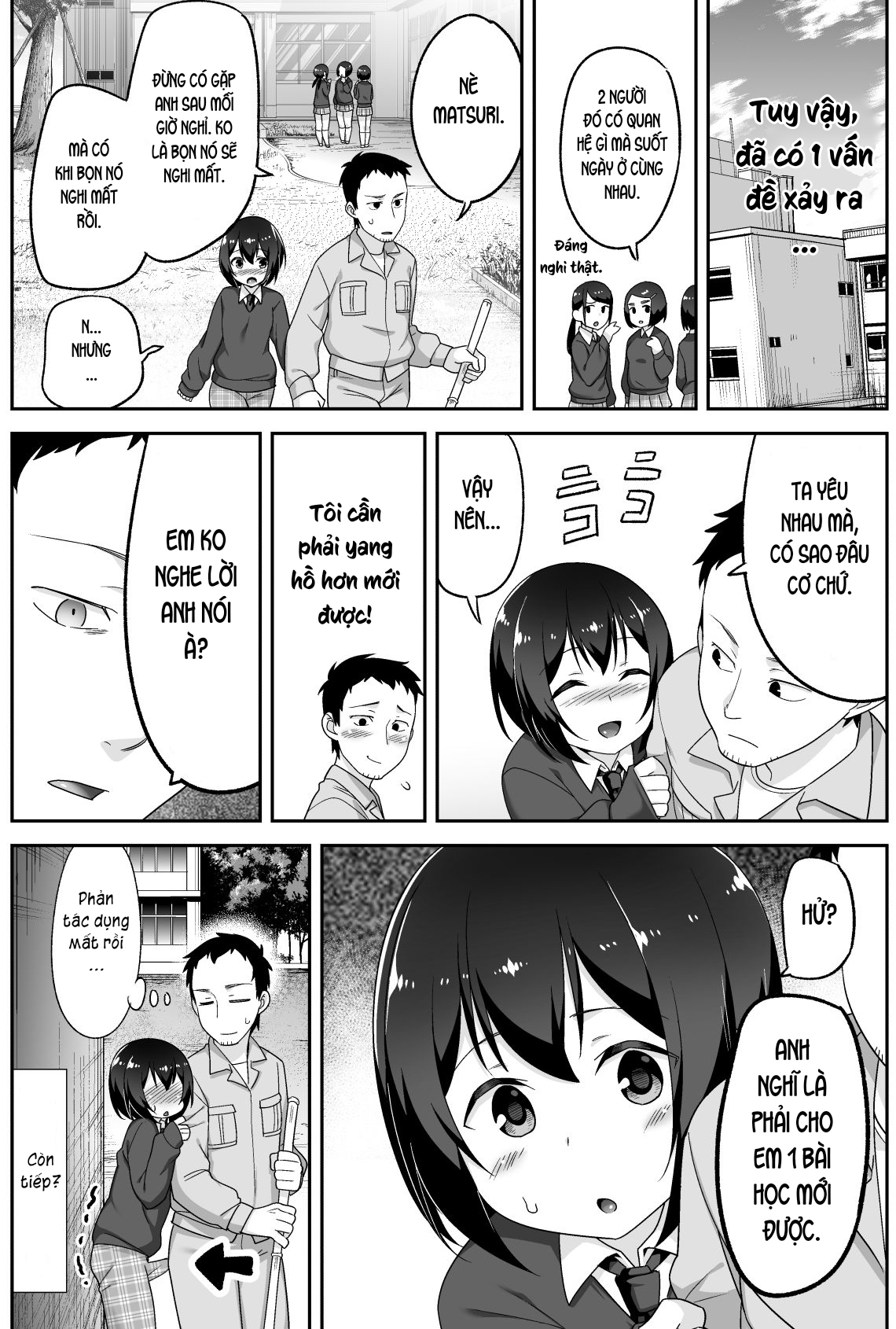 Đọc truyện hentai Anh bảo vệ may mắn và em học sinh xui xẻo. - Chap 6: Kết thúc + chap bonus.