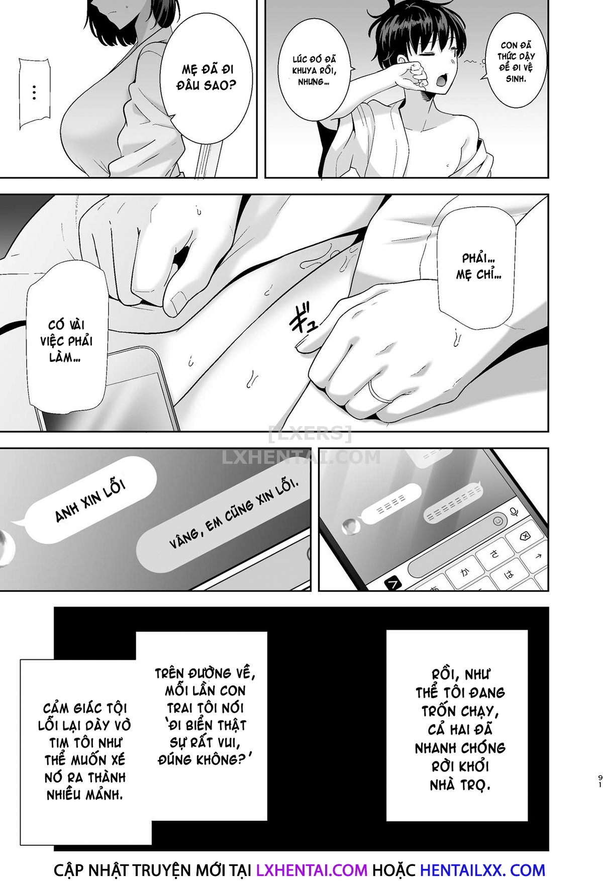 Đọc truyện hentai Natsuzuma ~Natsu, Ryokan, Nanpa Otoko-Tachi Ni Ochita Tsuma~ - Chap 2 - Có che | [END]