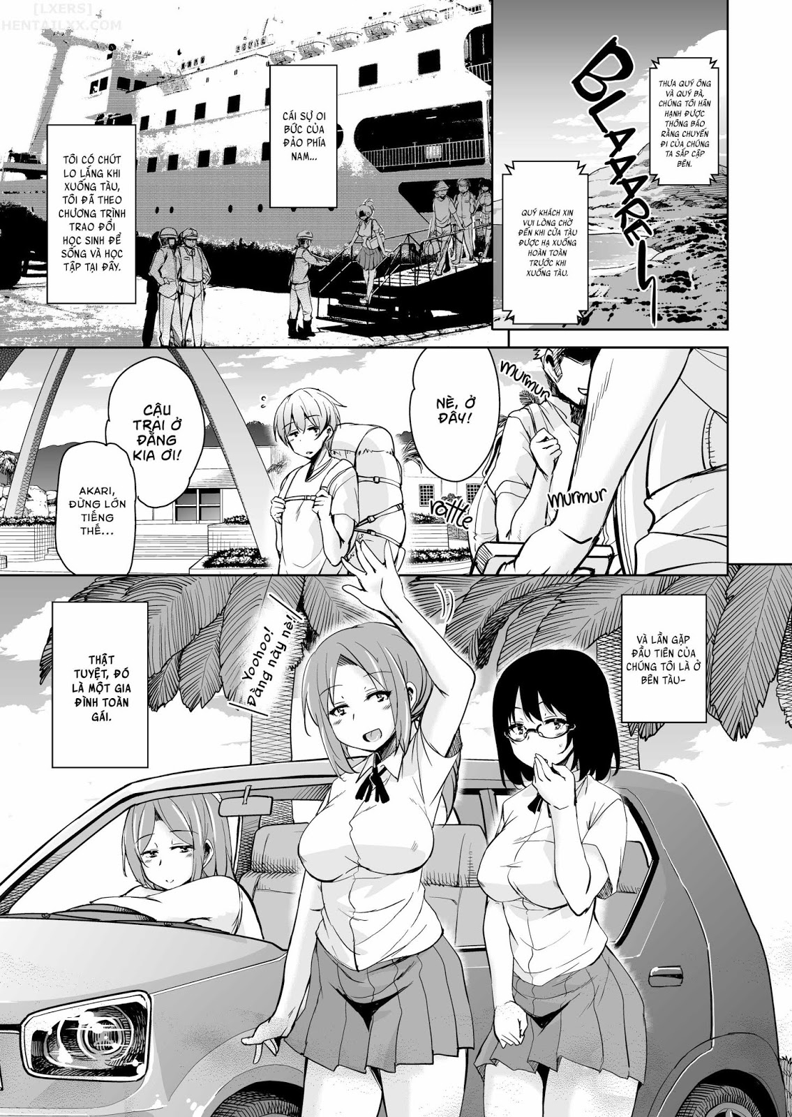 Đọc truyện hentai Tropical Island Maniacs: My Host Family is so Lewd! - Chap 2