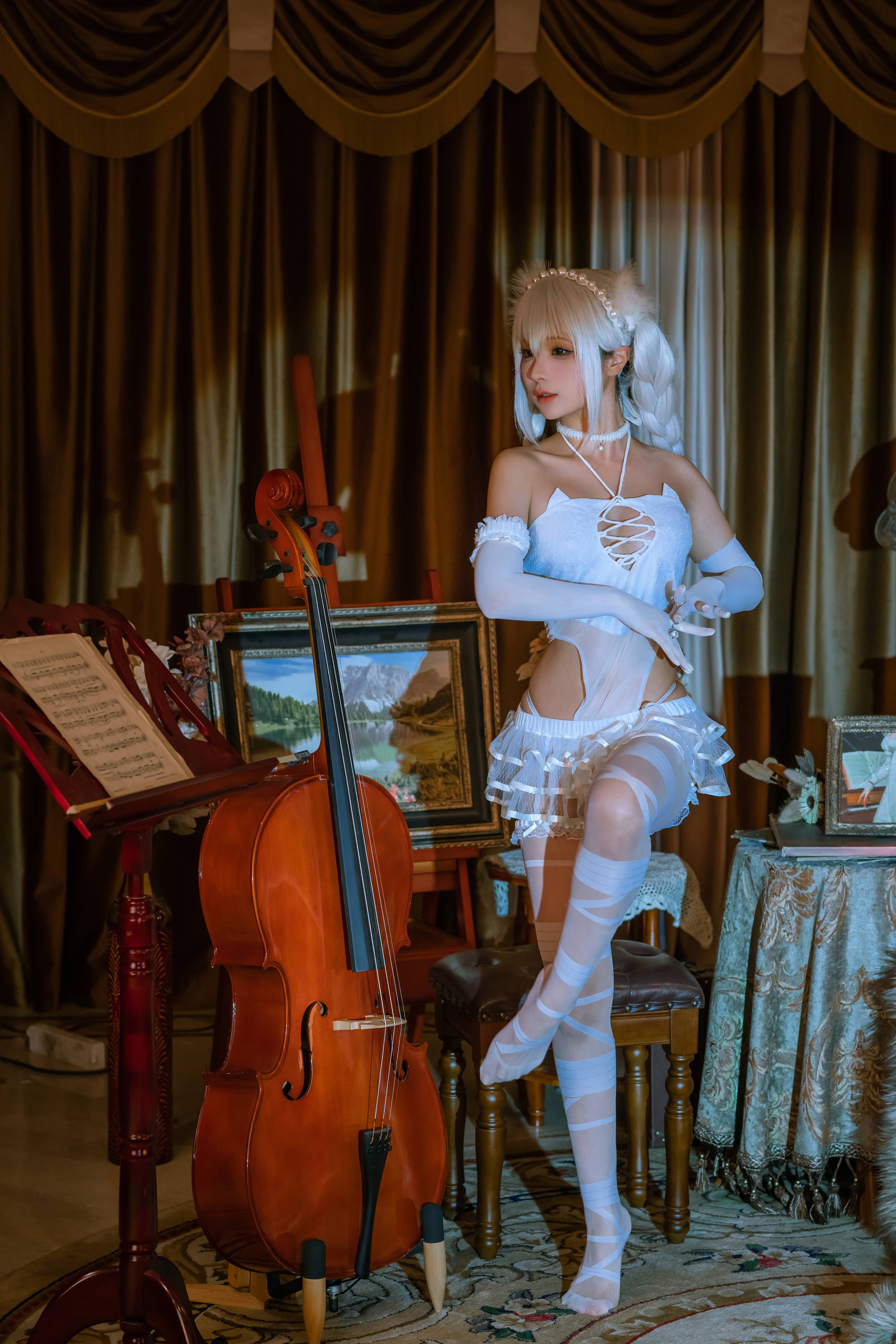 Đọc truyện hentai Tuyển tập Albums siêu phẩm Cosplay - Chap 1269 - Stupid Momo – Ballet Cat