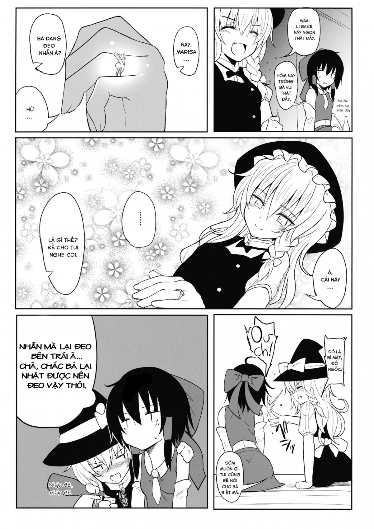 Đọc truyện hentai Hãy sinh cháu ngoại cho ba em nào!(Touhou Project) - Oneshot ngọt