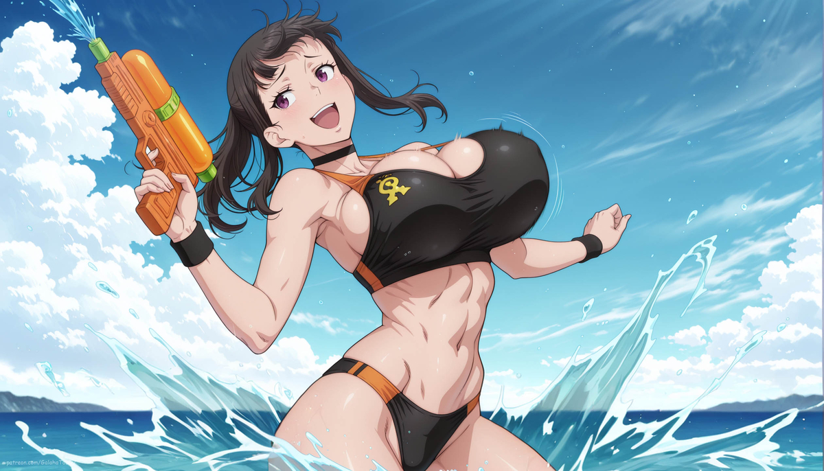 Đọc truyện hentai Tuyển tập Albums Art hentai - Chap 474 - Maki Oze | Fire Force | Beach