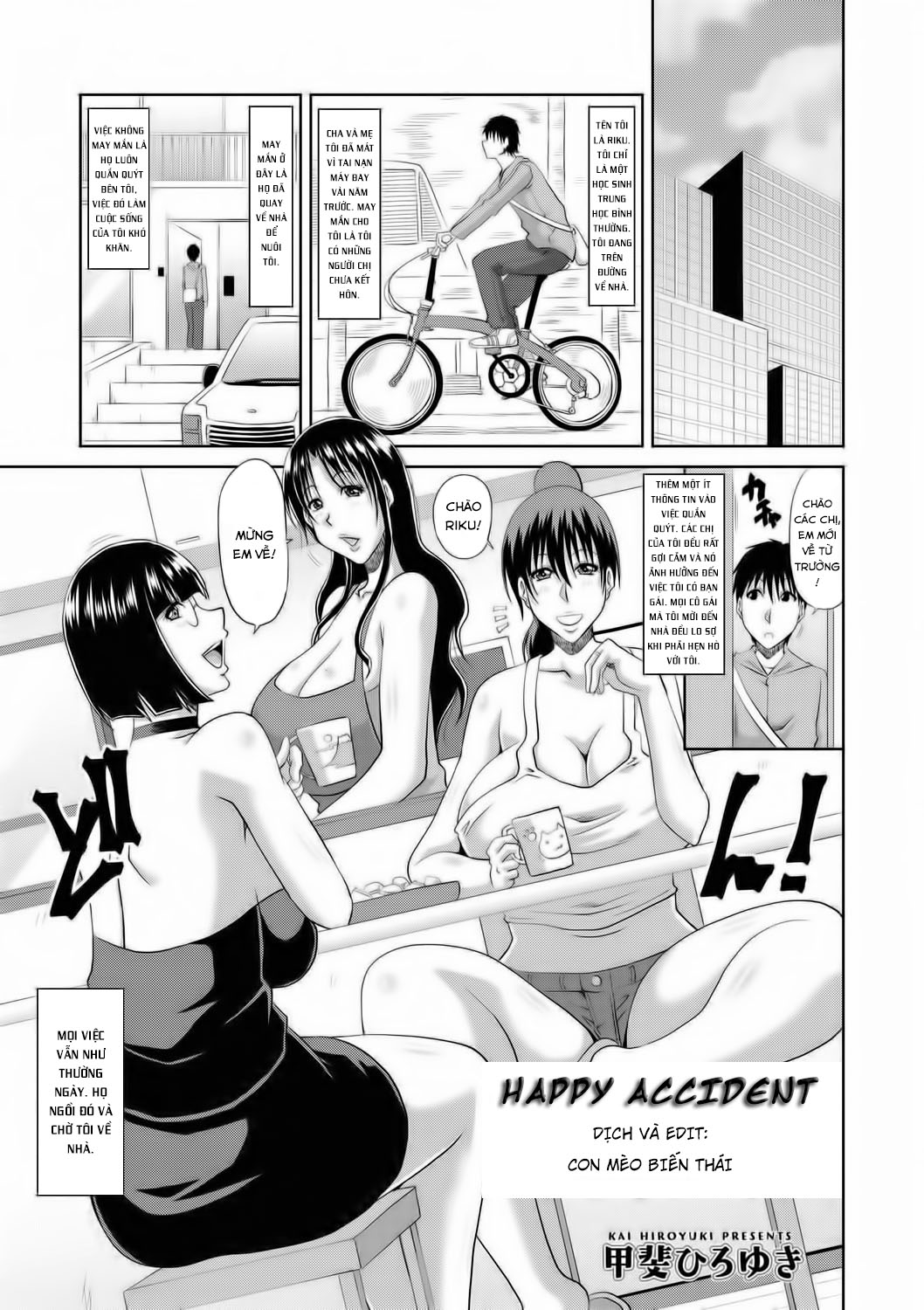 Đọc truyện hentai Happy Accident - Oneshot