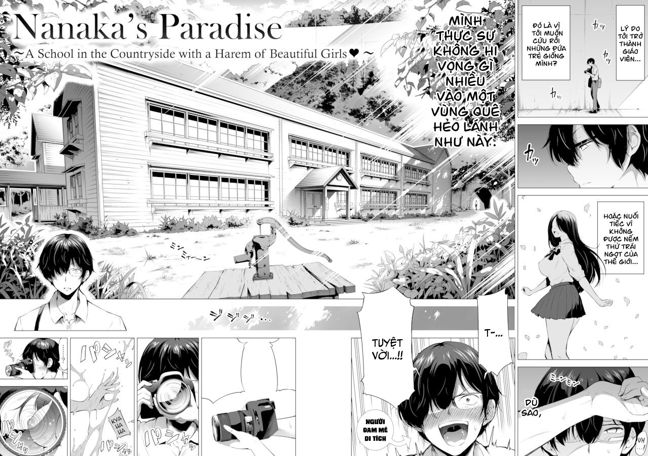 Đọc truyện hentai Thiên đường của Nanaka ~ Dàn harem trong ngôi trường ở vùng quê hẻo lánh - Chapter 1
