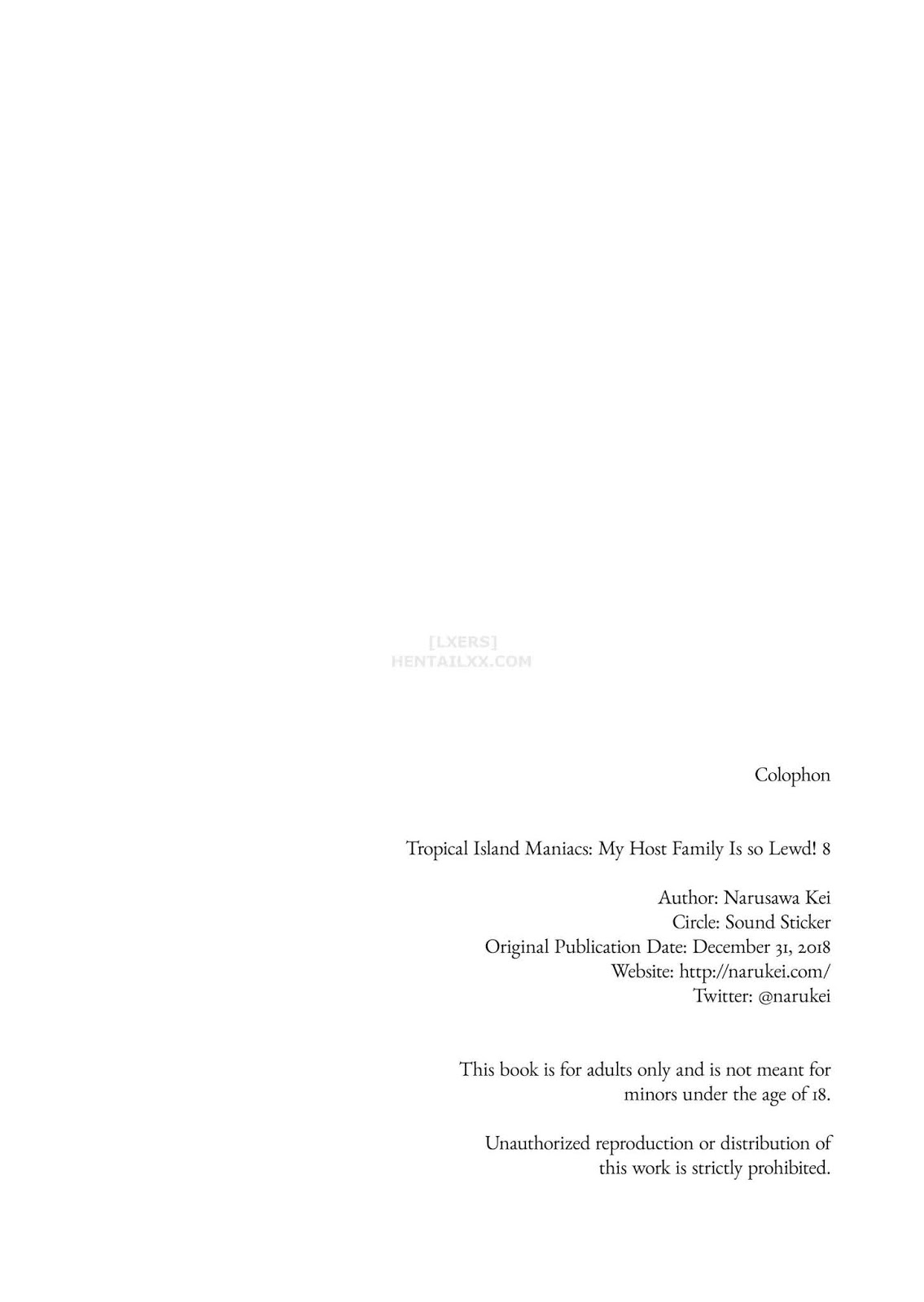 Đọc truyện hentai Tropical Island Maniacs: My Host Family is so Lewd! - Chap 8 - END