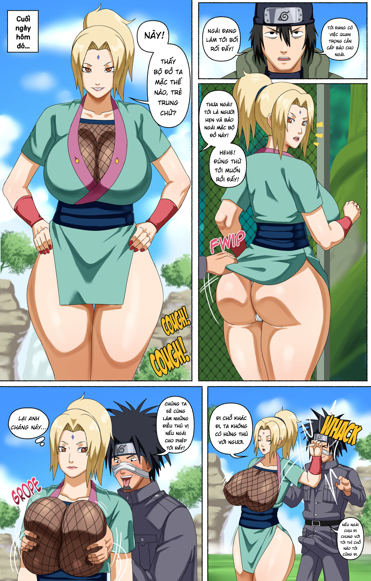Đọc truyện hentai Tsunade and Her Assistants - Oneshot
