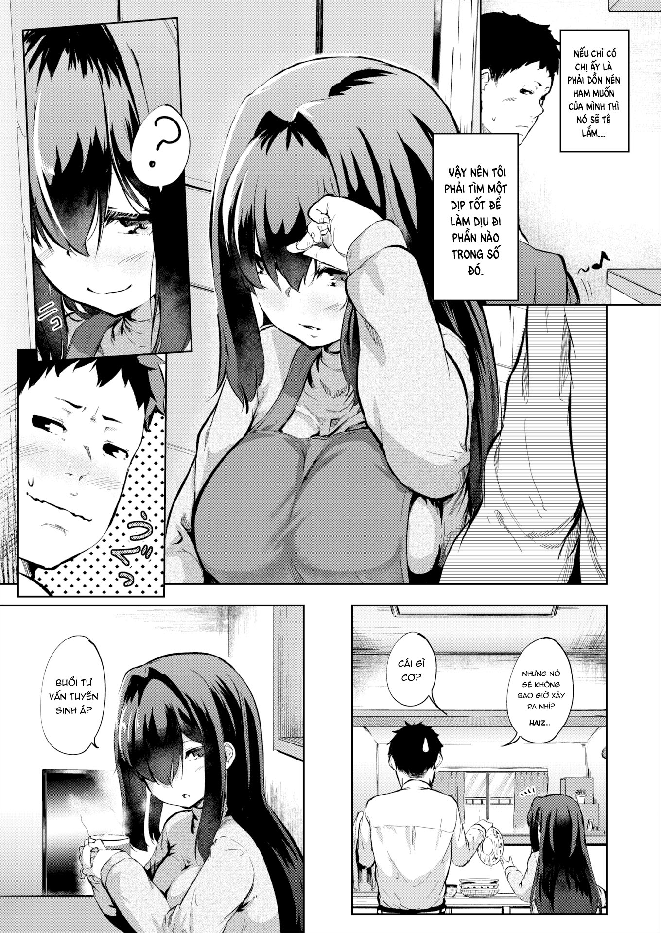 Đọc truyện hentai Thõa mãn em trai là công việc của chị - Oneshot