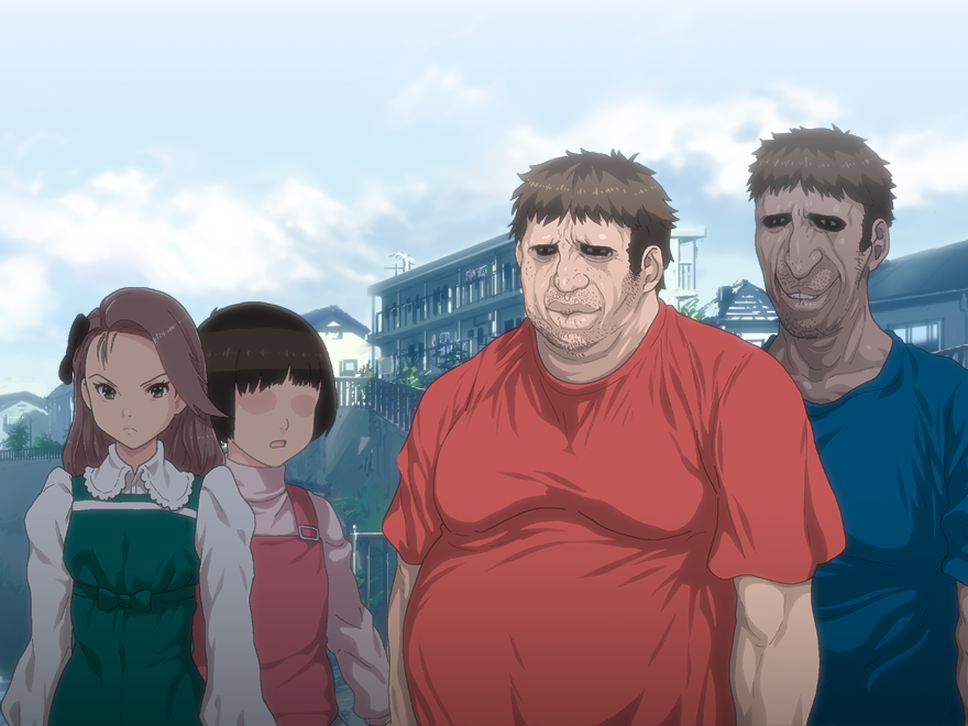 Đọc truyện hentai Futotta Otoko ga Shoujo ni Hanashi Kakeru Jian Hassei - Artist CG - Ảnh động