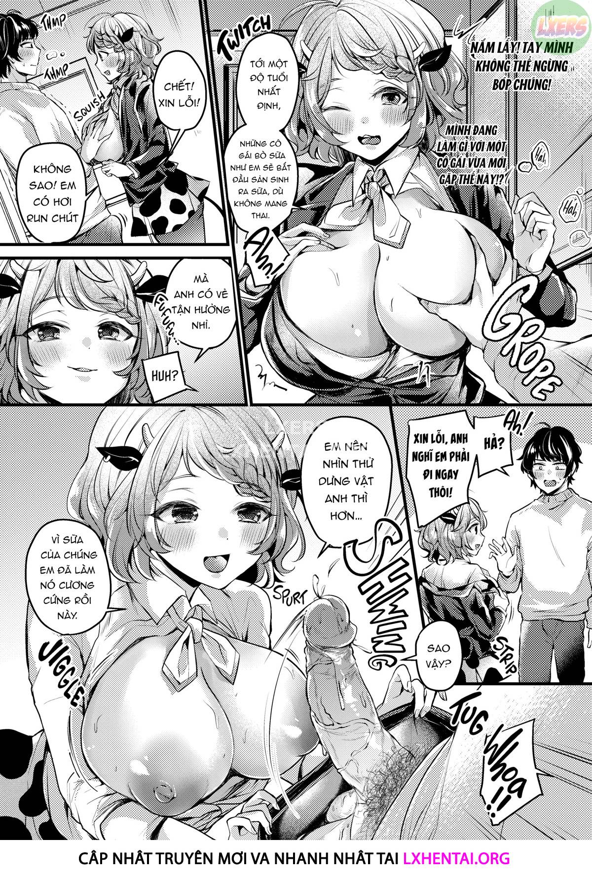 Đọc truyện hentai Ngất ngây ngọt ngào nóng bỏng - Chap 6 - Happiness Delivery! ❤ Cow Girl
