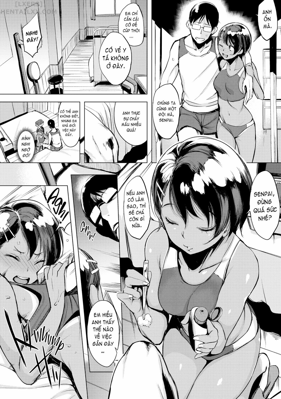 Đọc truyện hentai Half-Ripe Cherry - Chap 8 - Hey, Senpai