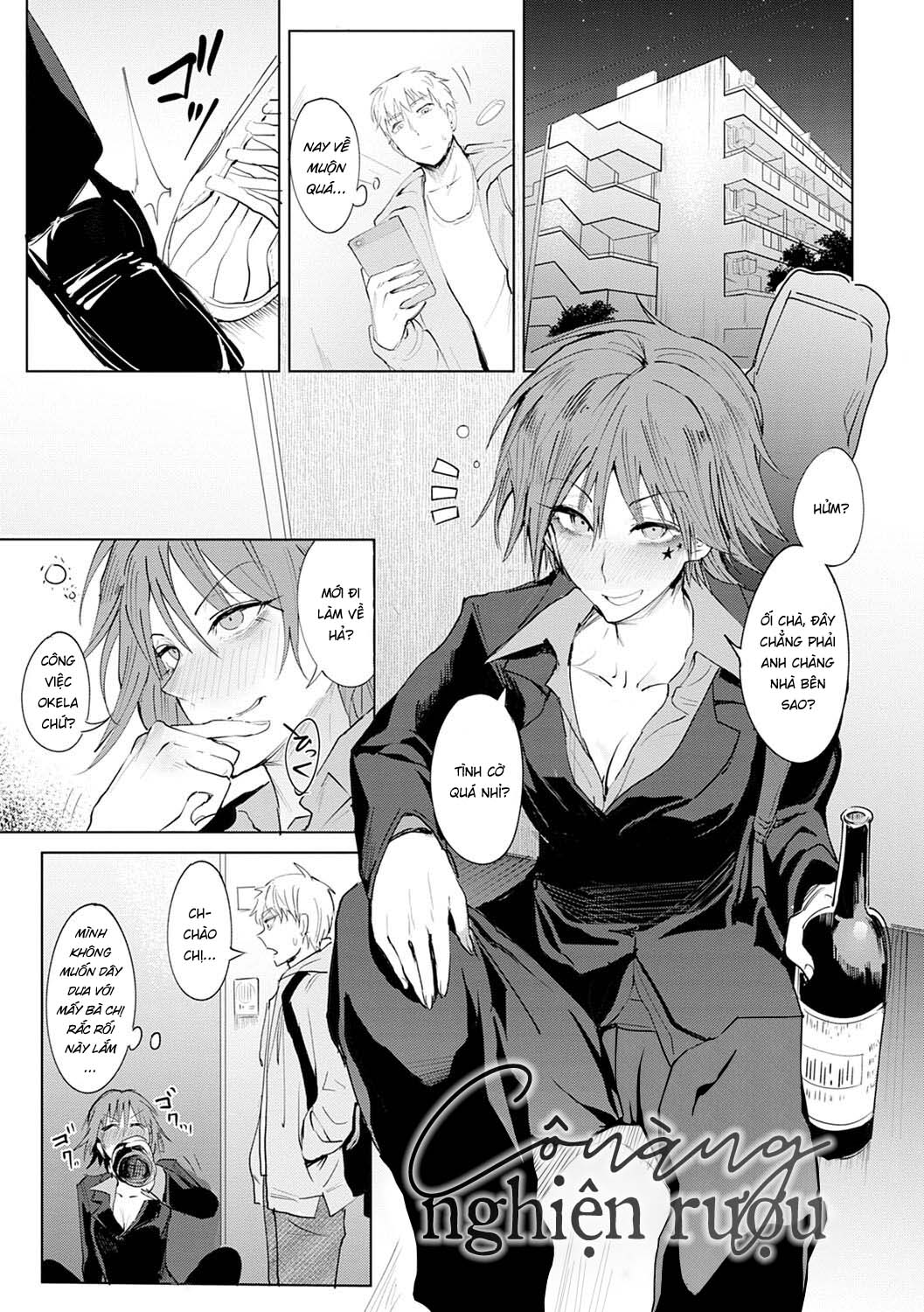 Đọc truyện hentai Cô Nàng Nghiện Rượu - Oneshot