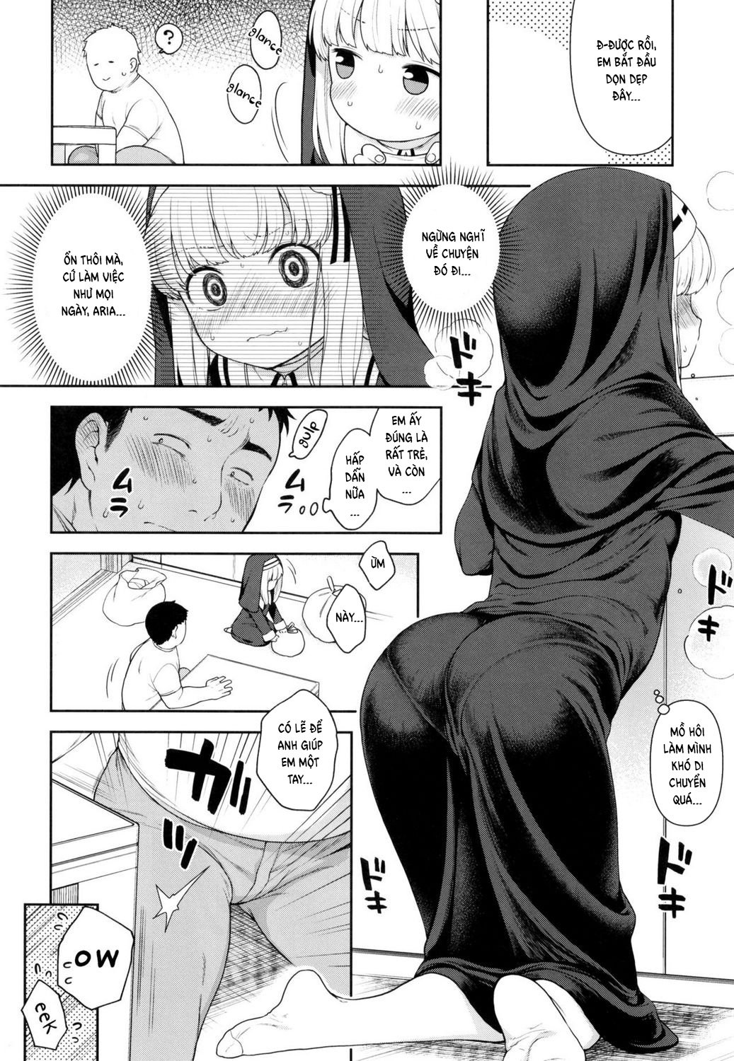 Đọc truyện hentai Keiken na Sister Minarai ga Otoko no Tokunou Seieki o Shiboritsukusu Hon - Oneshot