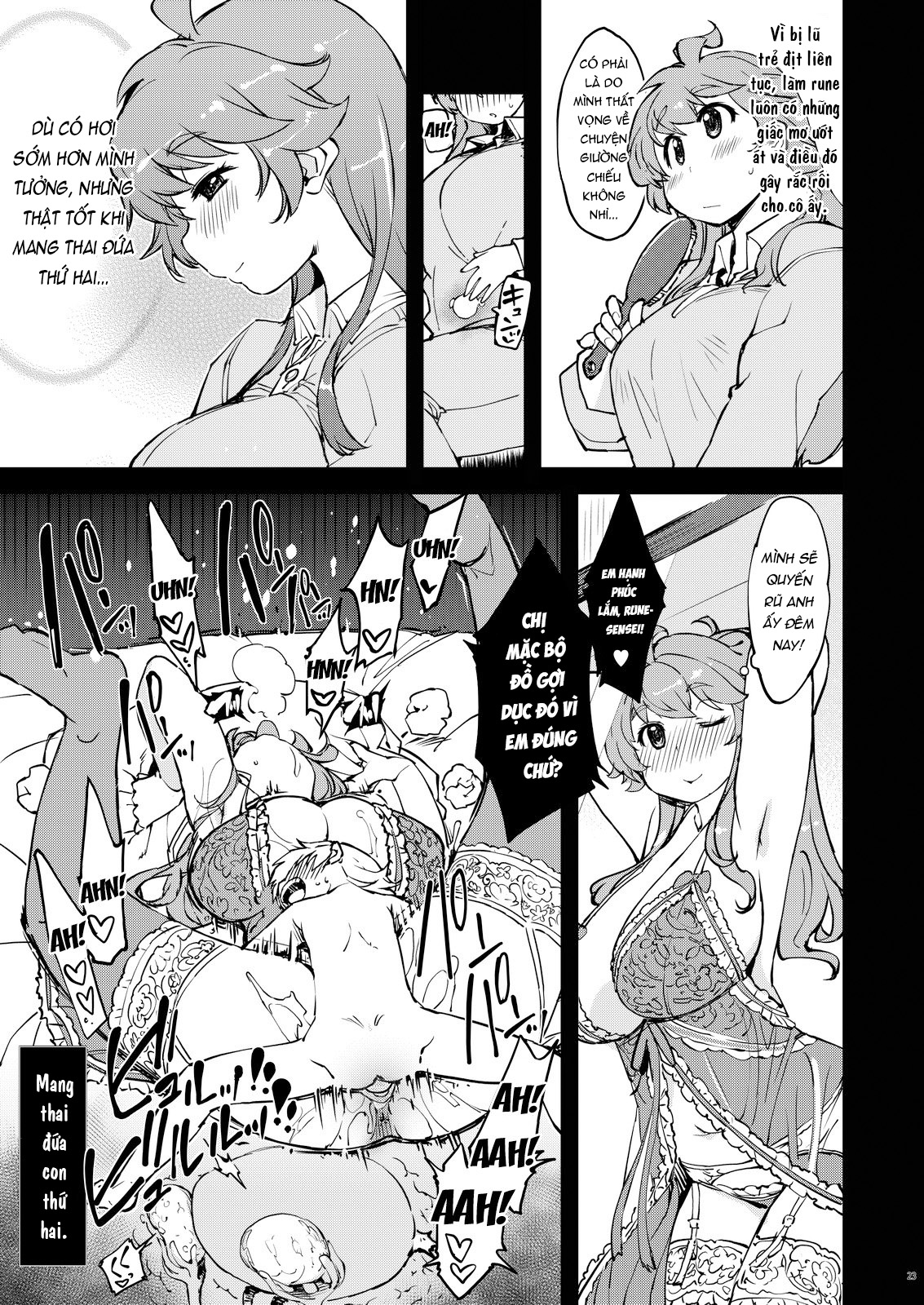 Đọc truyện hentai Ngủ đi, thưa ông - Motto x2! Onemuri Rune Sensei