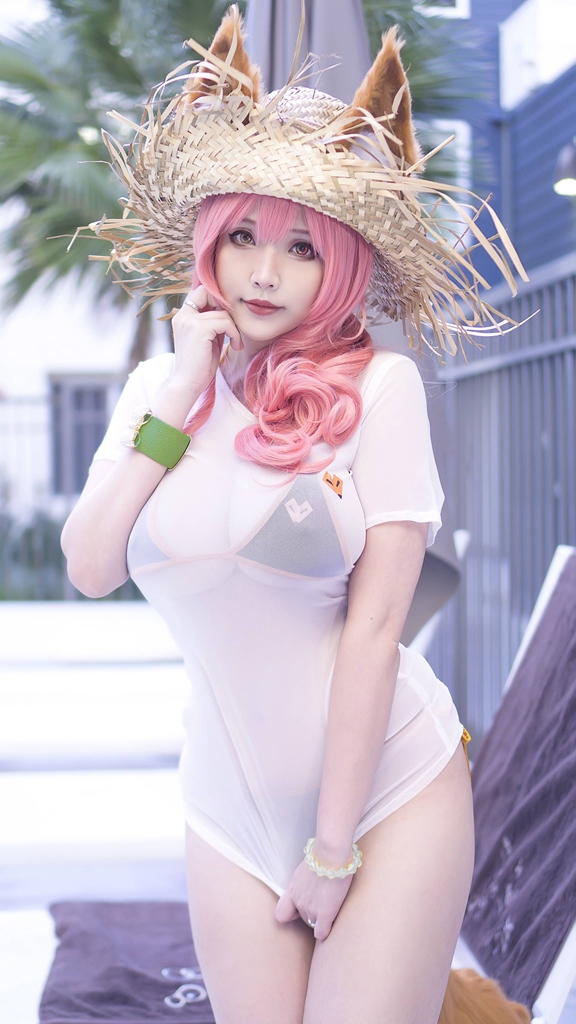 Đọc truyện hentai Tuyển tập Albums siêu phẩm Cosplay - Chap 1014 - Hana Bunny – Tamamo Bikini