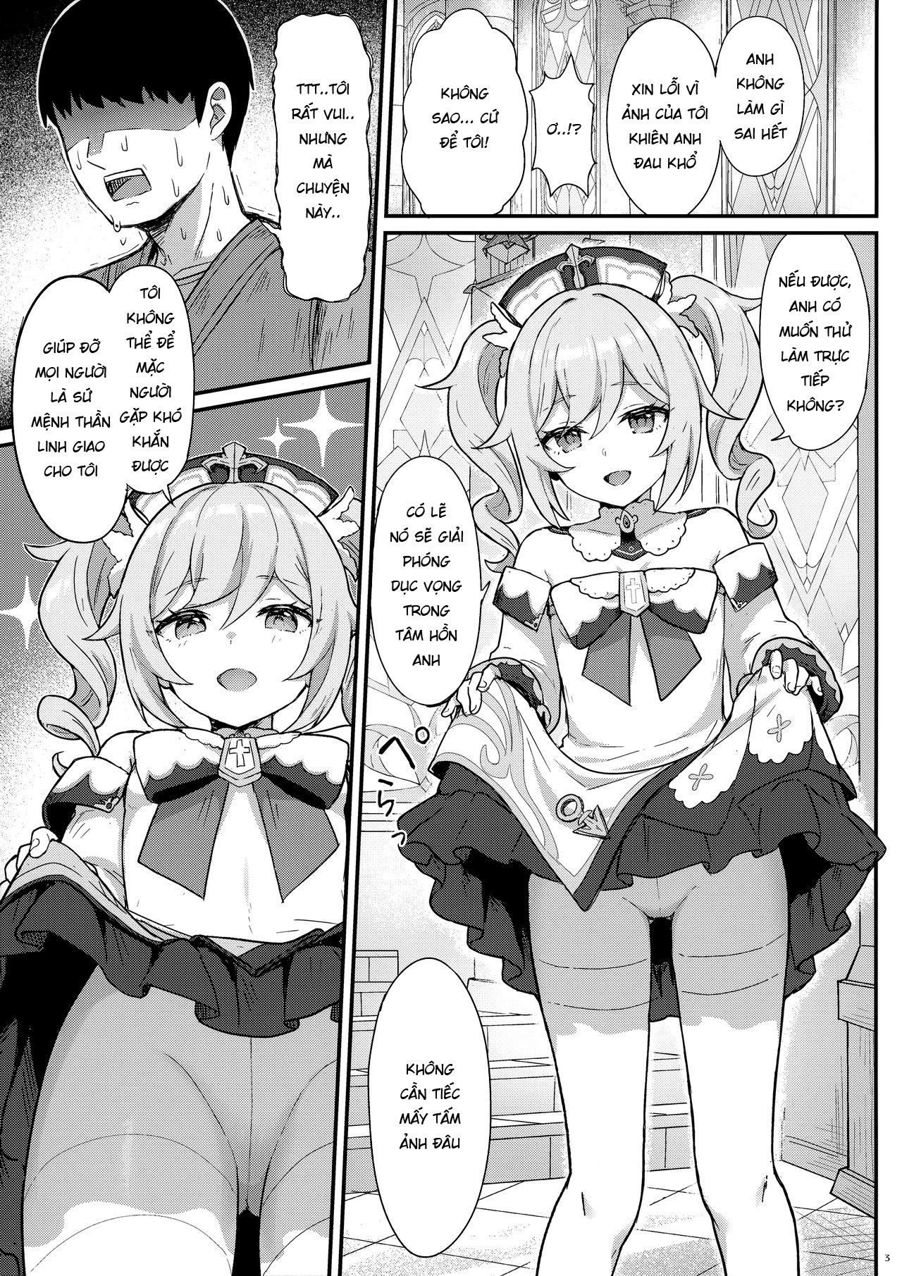 Đọc truyện hentai Barbara Gives You a Lewd Service - Oneshot