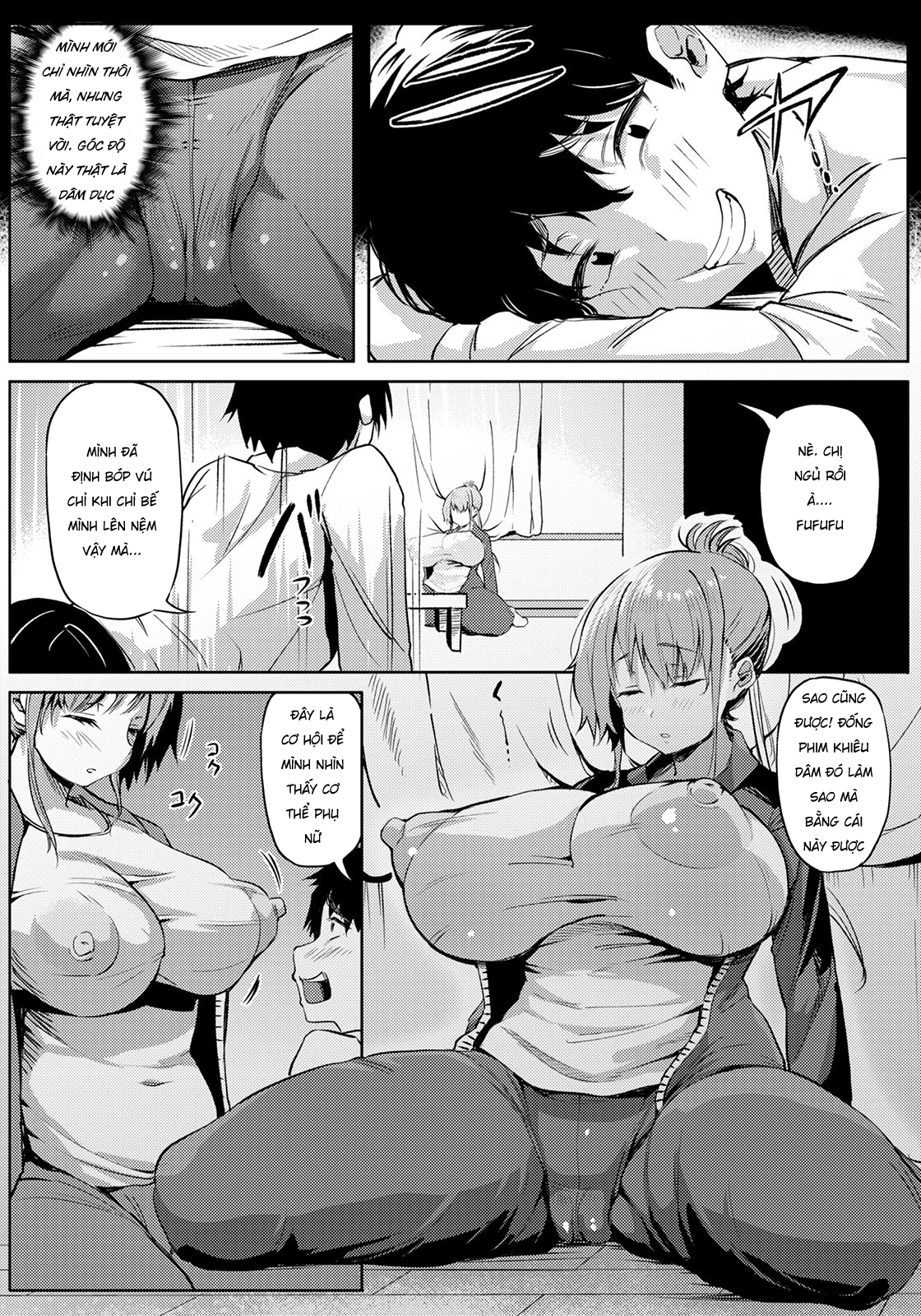 Đọc truyện hentai Cô chị mê ngủ và thằng nhóc hư hỏng - Oneshot