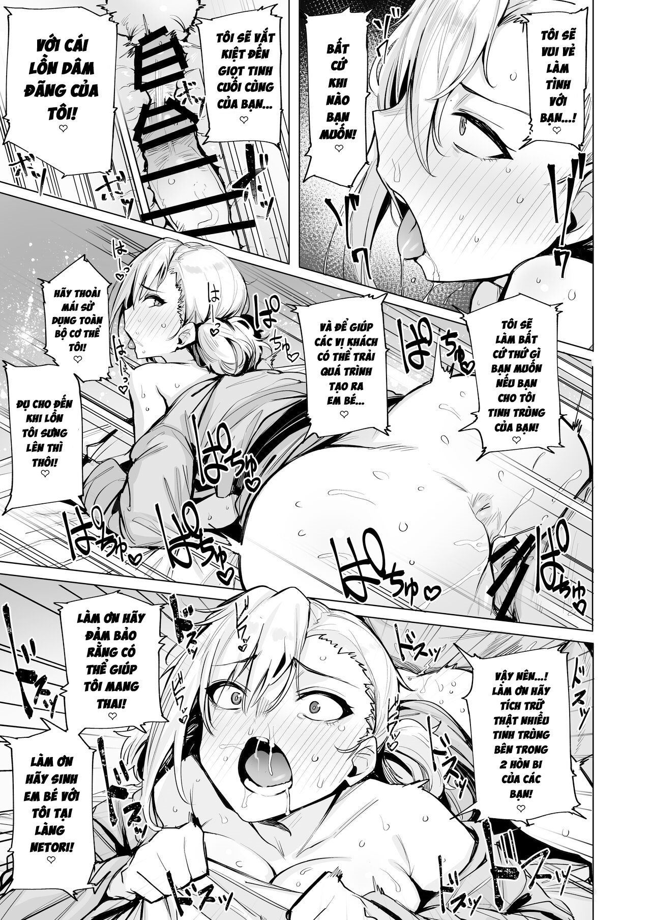 Đọc truyện hentai Nhà trọ của 3 chị em nhà nghèo phục vụ kinh doanh - Chap 2