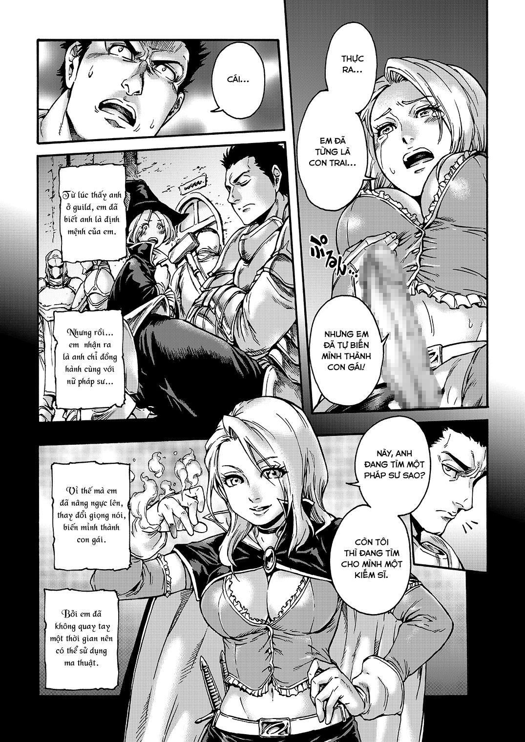 Đọc truyện hentai Tranny Sorcerer - Chap 1