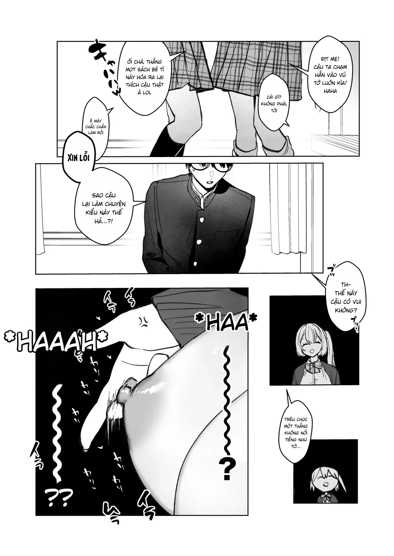 Đọc truyện hentai Ryou Kataomoi ga Minoranai Gyaru-san wa Iramura Chikunii ga Tomaranai! - Oneshot
