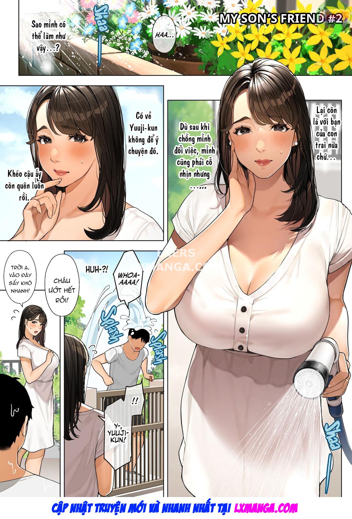 Đọc truyện hentai Một người đàn bà đã có gia đình ở xóm tôi - bạn đồng hành của con trai tôi - Chap 2