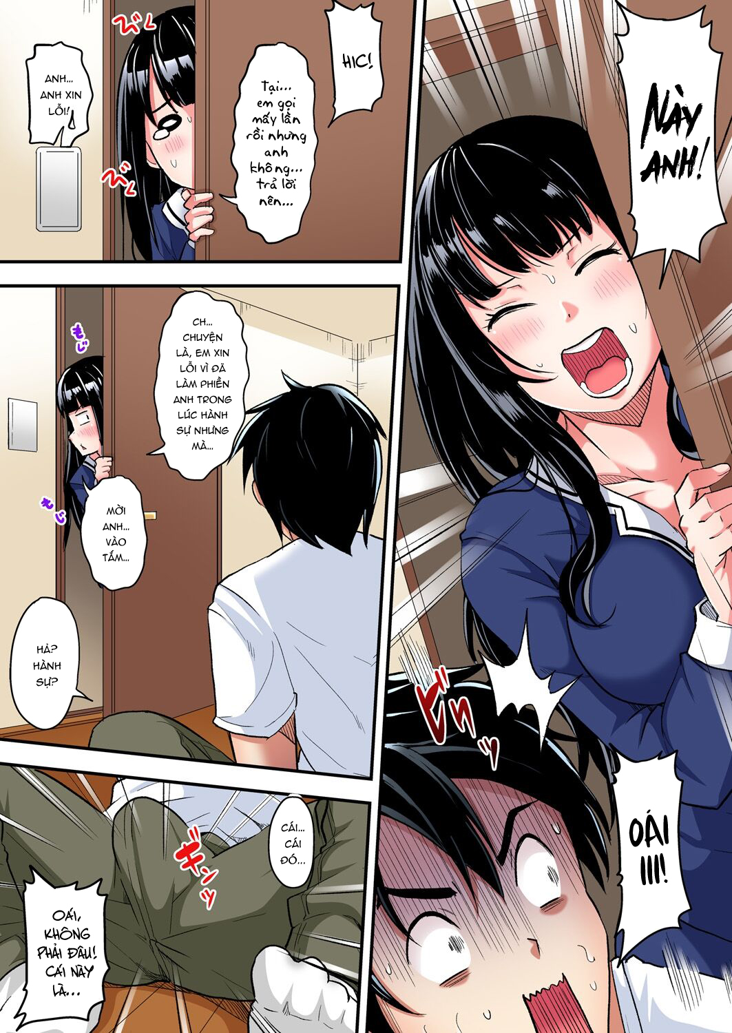 Đọc truyện hentai Bà Mẹ Teen Và Các Tư Thế SEX - Chap 5: Trả vợ cho anh họ rồi nè.