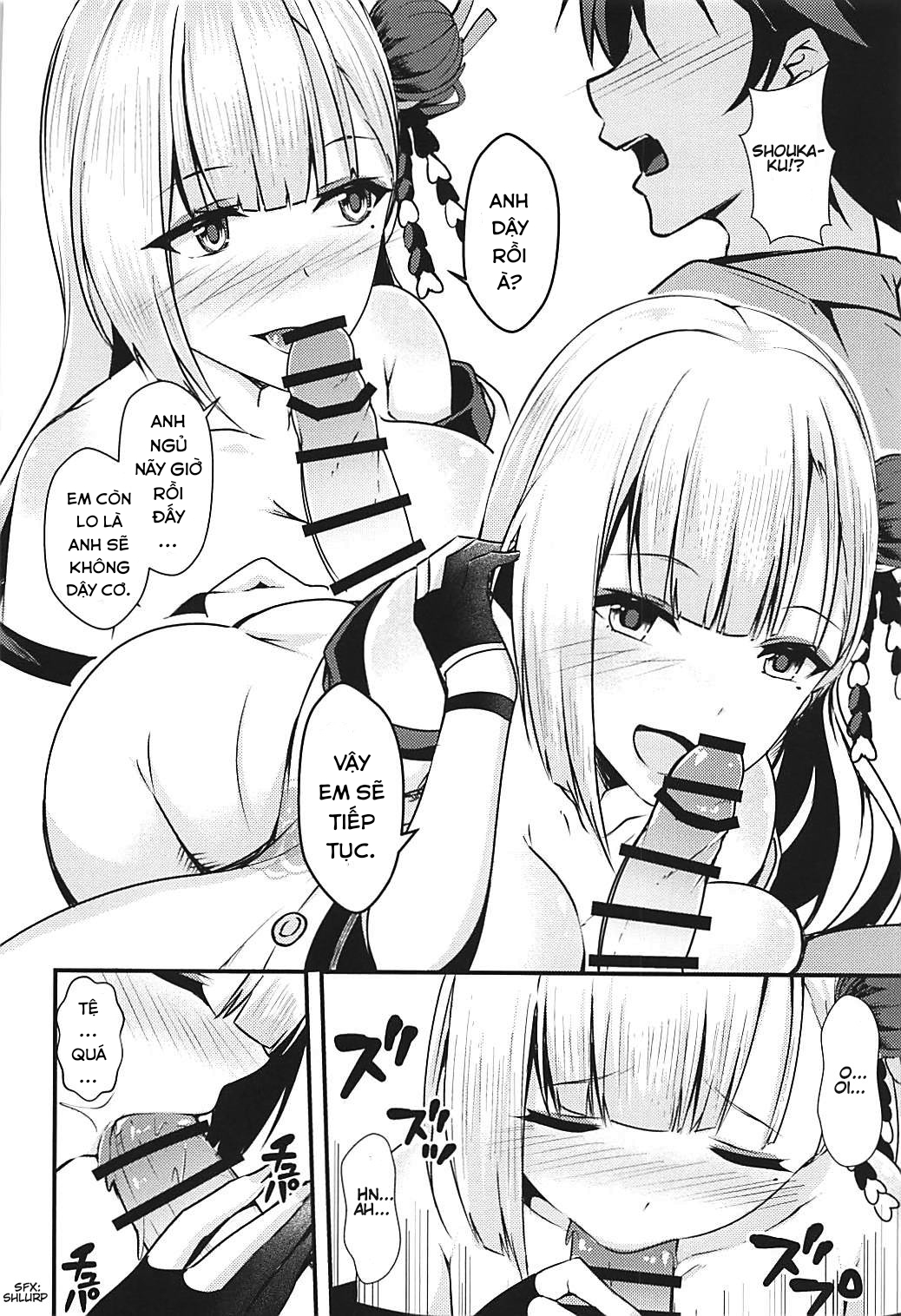 Đọc truyện hentai Có tốt không khi Shoukaku là người biến thái? - Oneshot