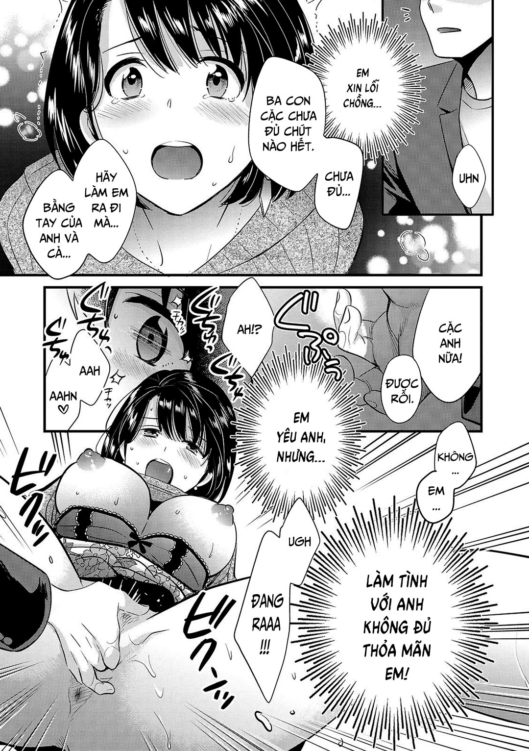 Đọc truyện hentai Hãy giữ bí mật với chồng tôi nha! - Chap 3