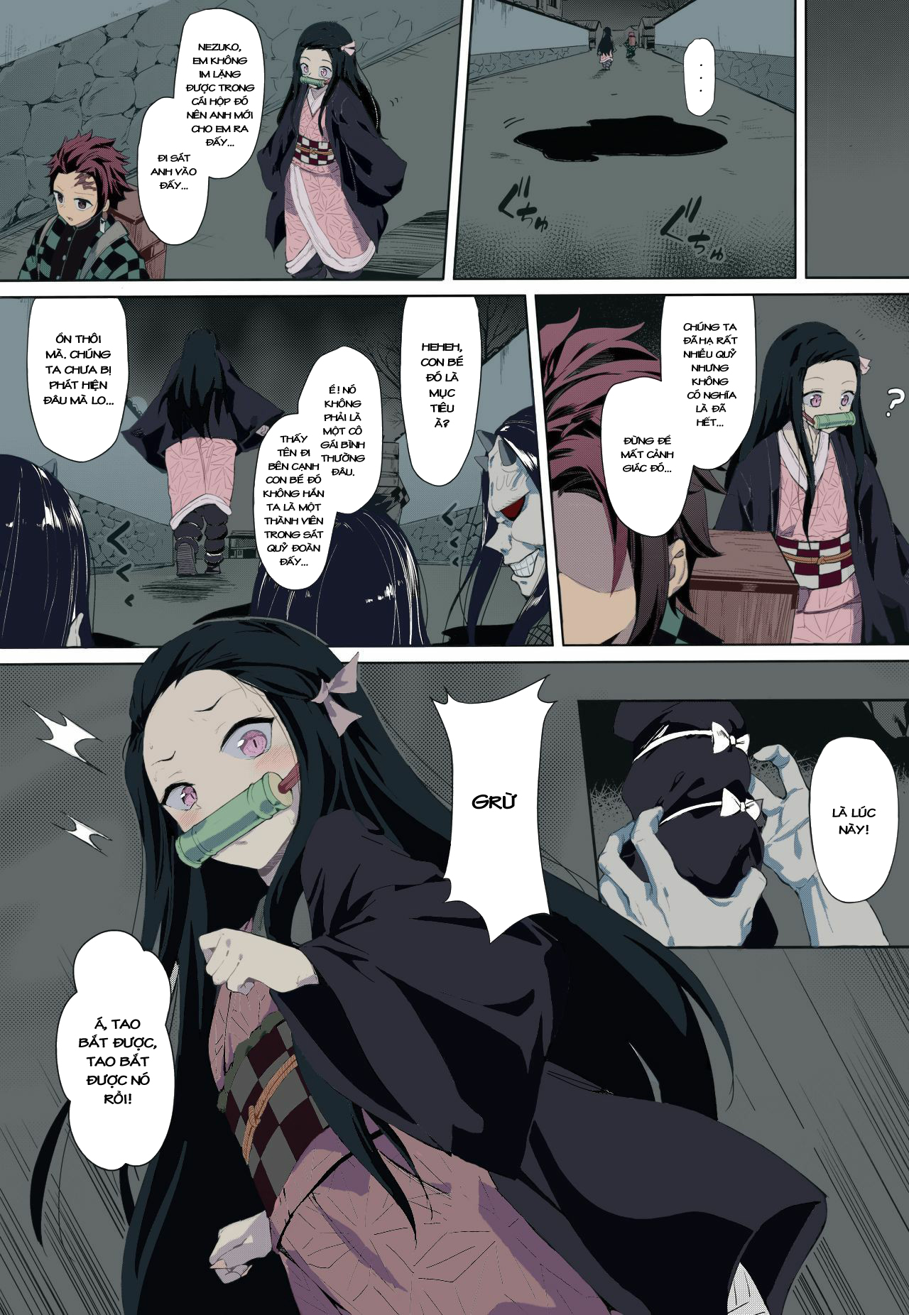 Đọc truyện hentai Sẽ ra sao nếu Nezuko bị bọn quỷ bắt gặp...(Kimetsu no Yaiba) - Oneshot