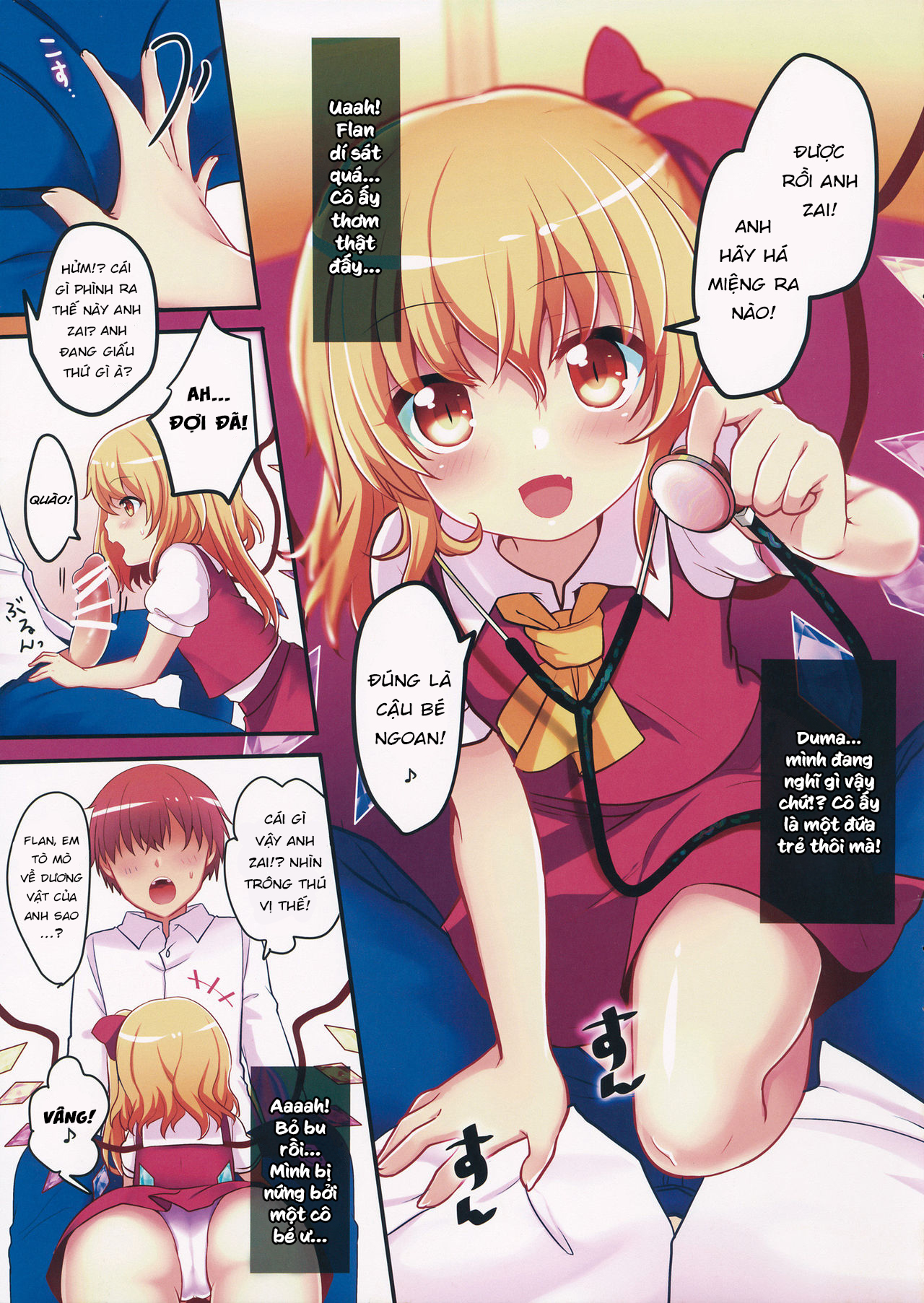 Đọc truyện hentai Flan muốn chơi trò bác sĩ~! - Oneshot ngắn