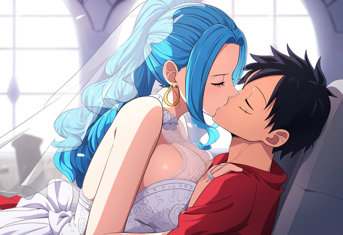 Đọc truyện hentai Tuyển tập Albums Art hentai - Chap 38 - Luffy vs Vivi