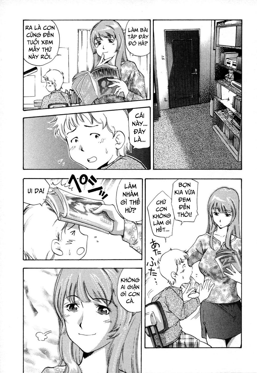 Đọc truyện hentai Midara na Haha Shishunki na Boku - Chap 3 - Học làm người lớn