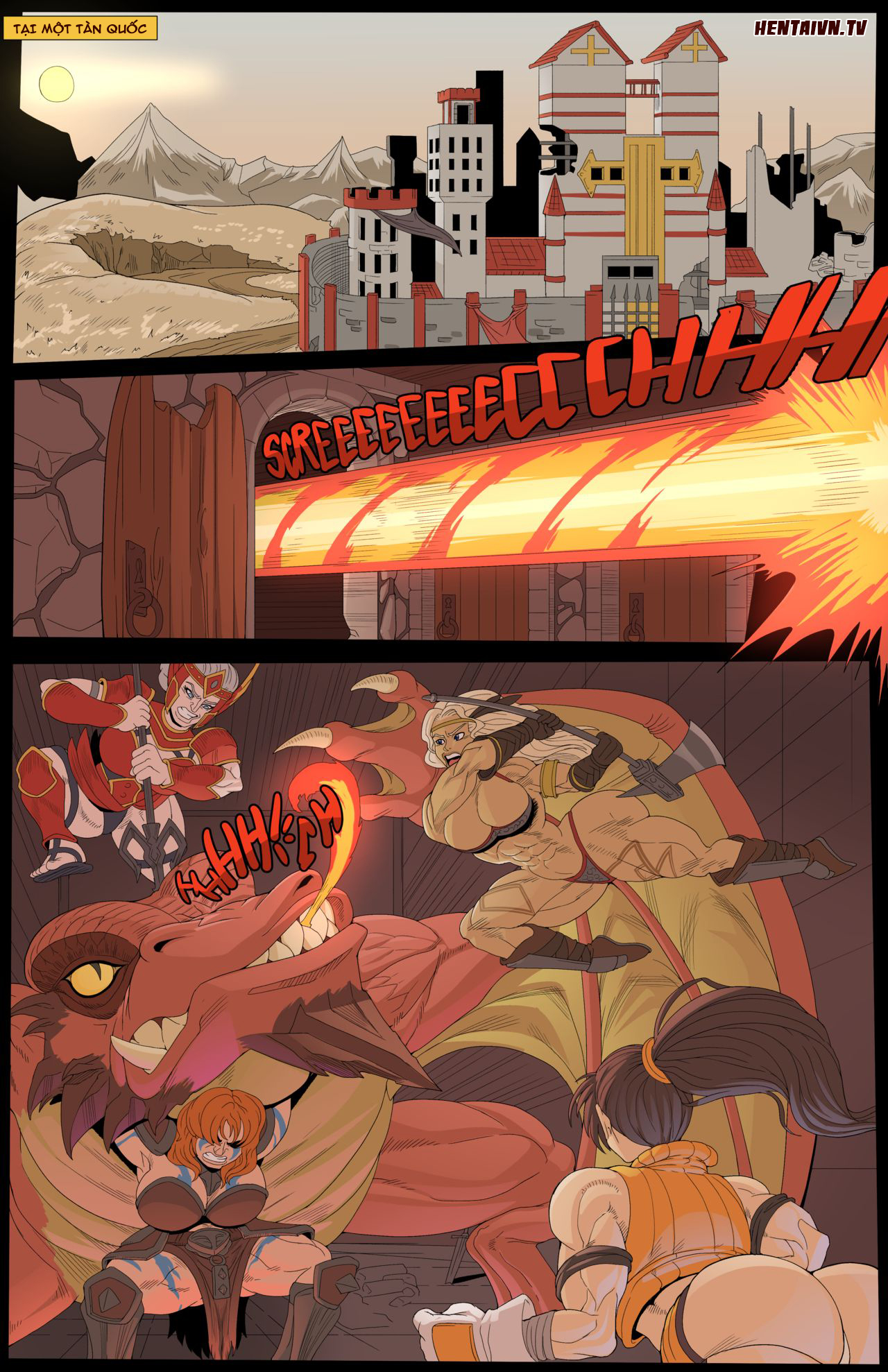 Đọc truyện hentai Hội chị em Amazons - Oneshot