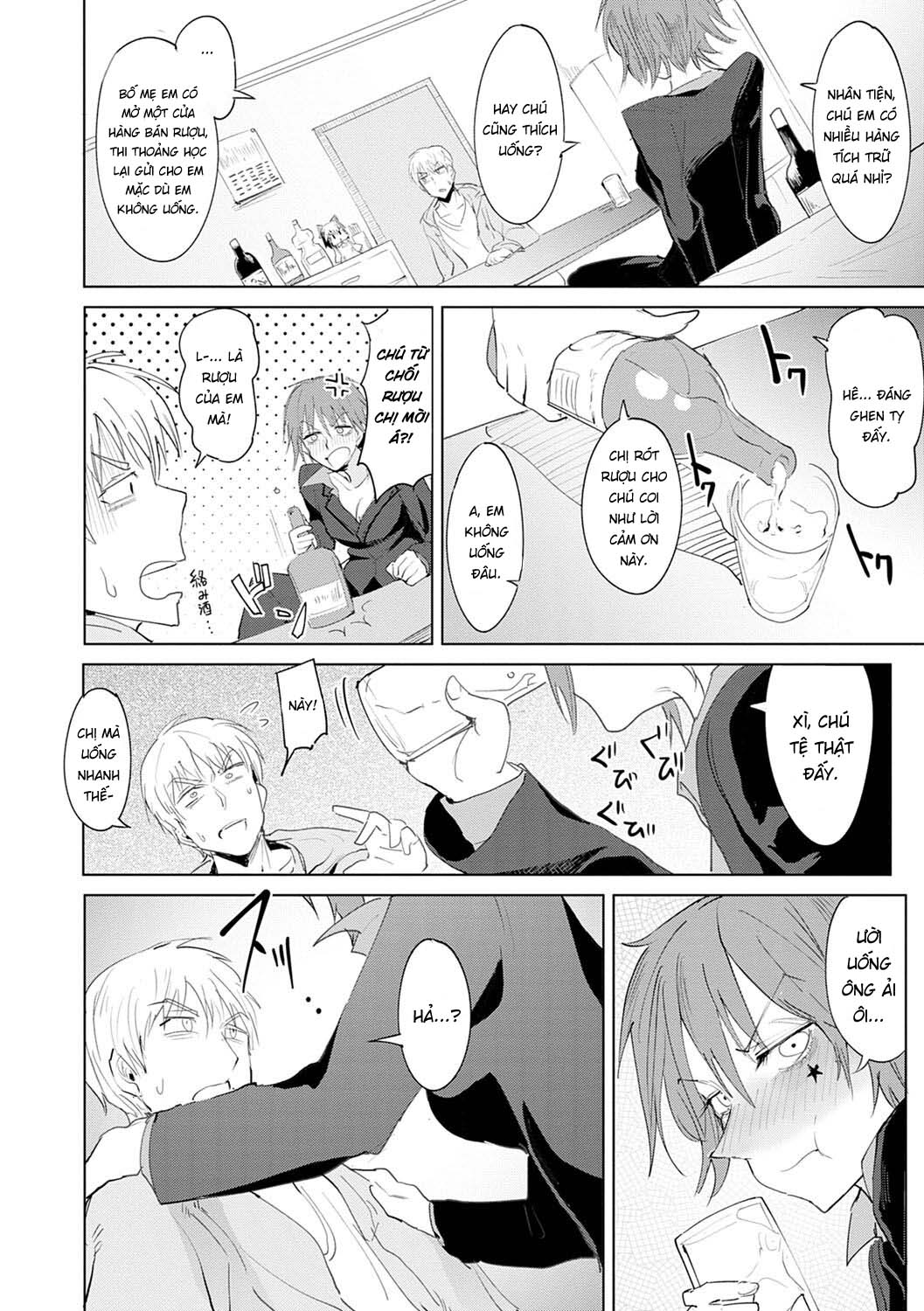 Đọc truyện hentai Cô Nàng Nghiện Rượu - Oneshot