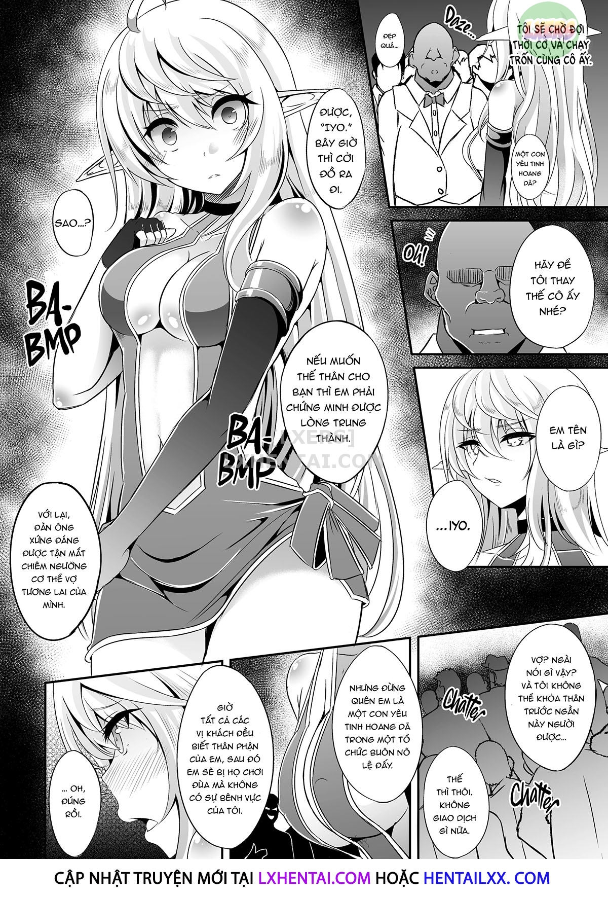 Đọc truyện hentai Nàng Elf chạy trốn - Chap 4